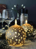 Bougie de Noël Gold XMAS 10 cm