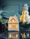 Maison lumineuse avec éclairage LED - Porcelaine