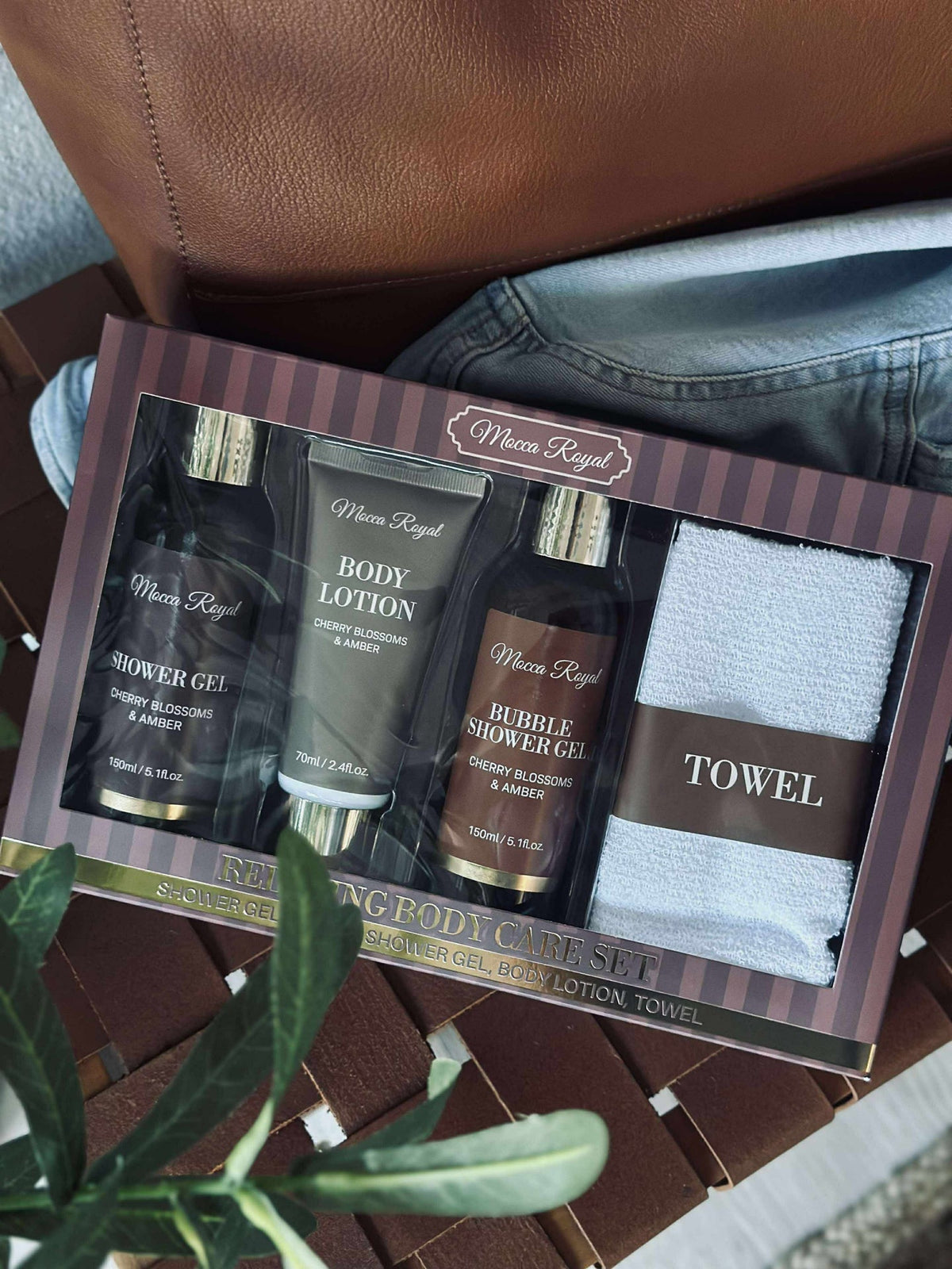 Coffret cadeau, ensemble de bain en 5 parties - MIX