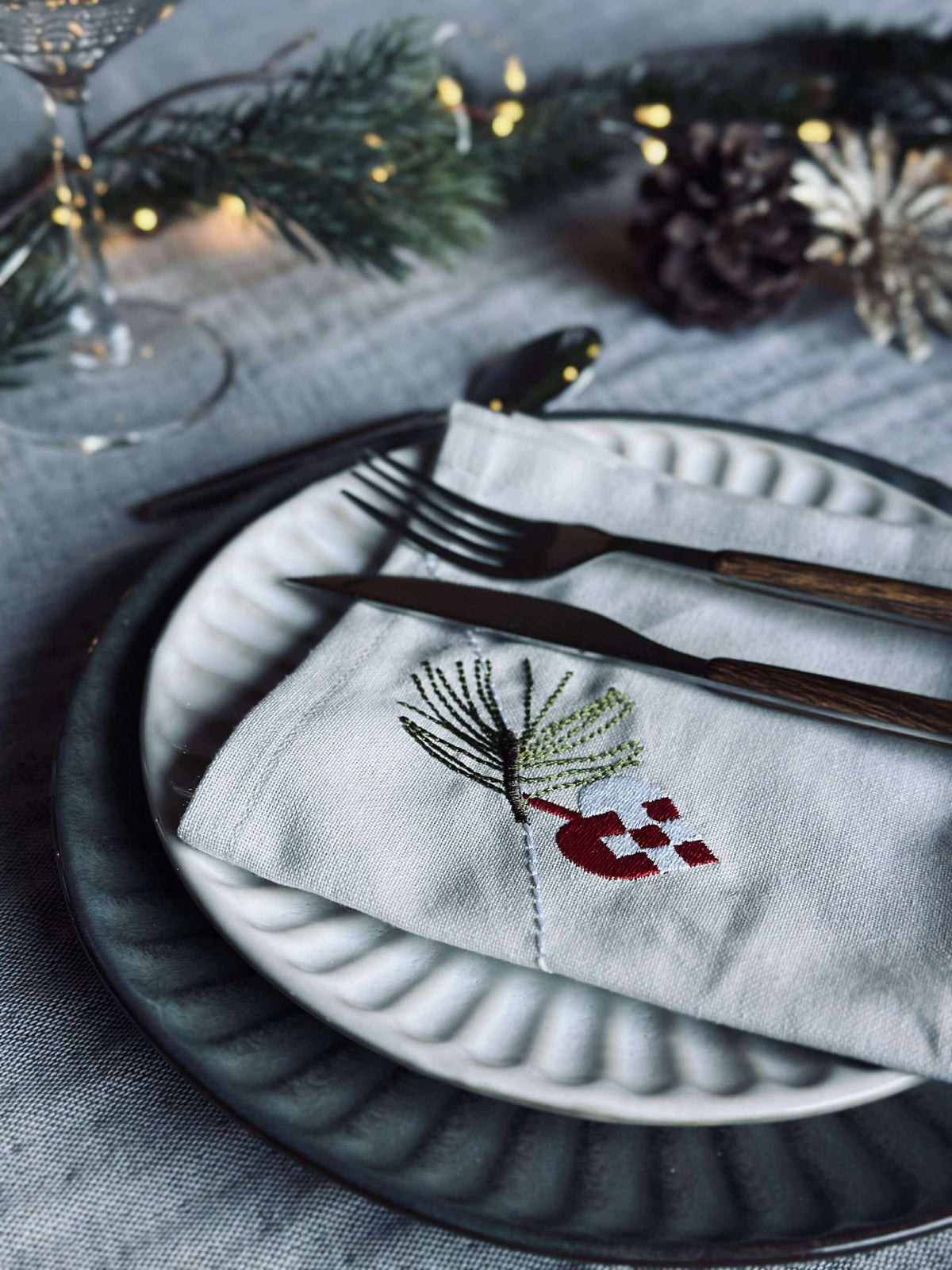 Serviette de table JUL 30x30 - 1 pièce