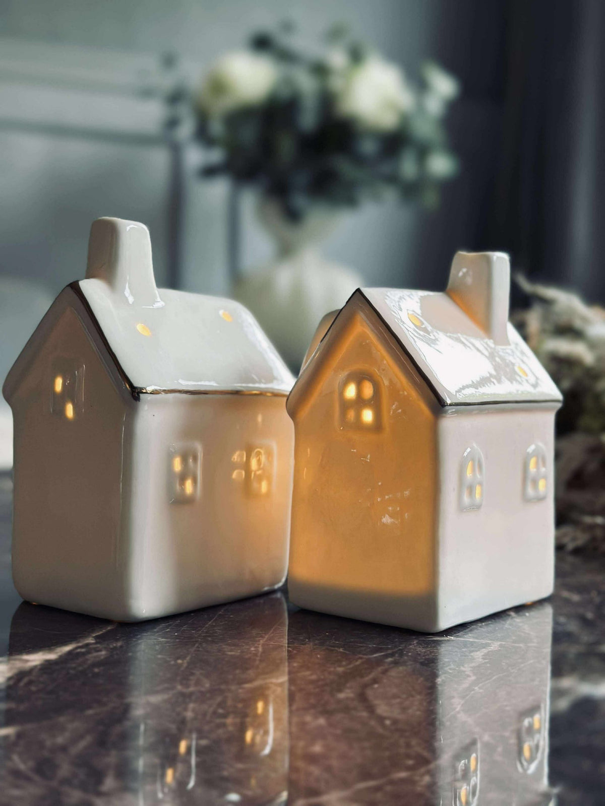 Maison lumineuse avec LED - WHITE MIX