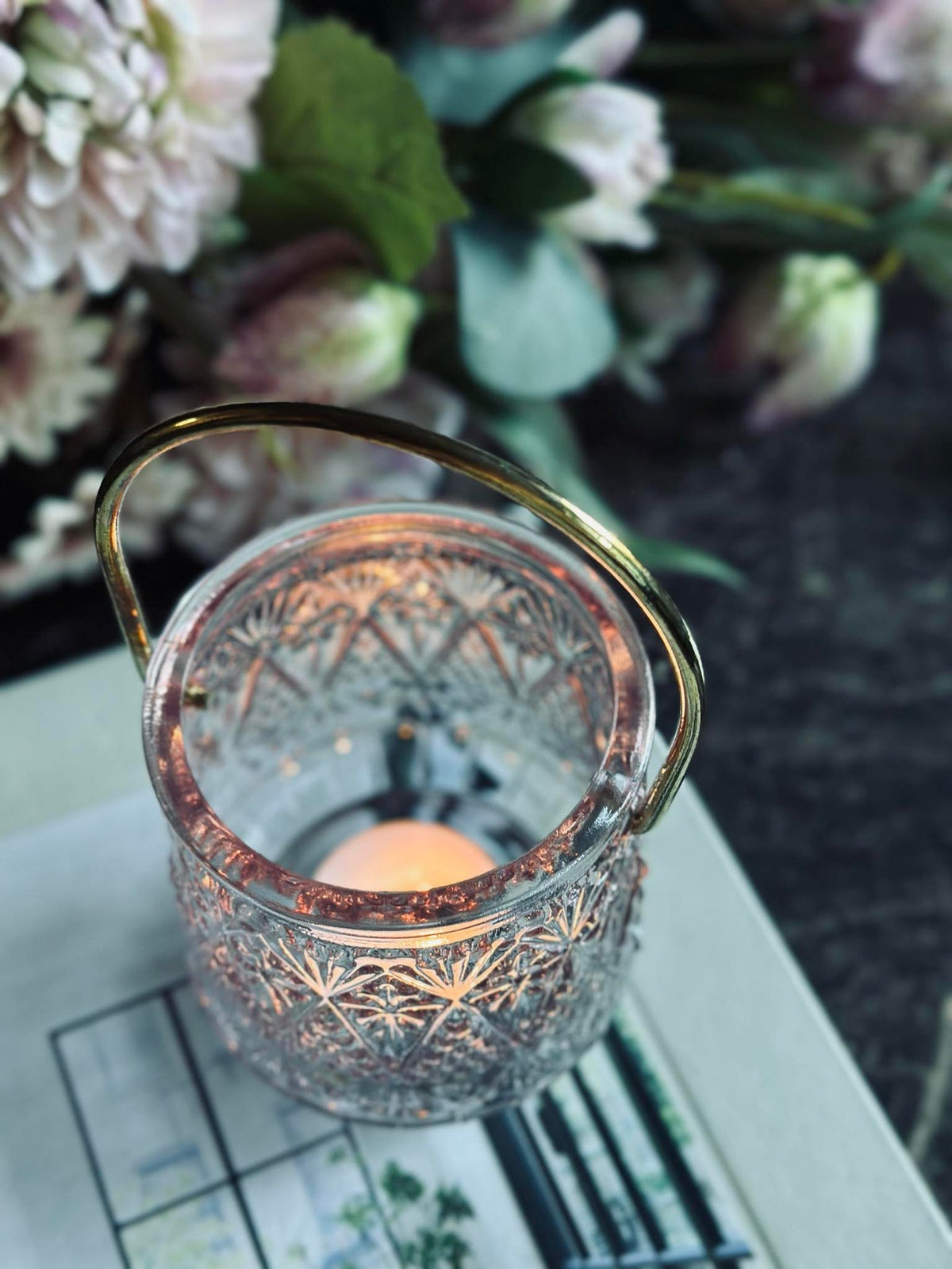 Lanterne photophore - Rose