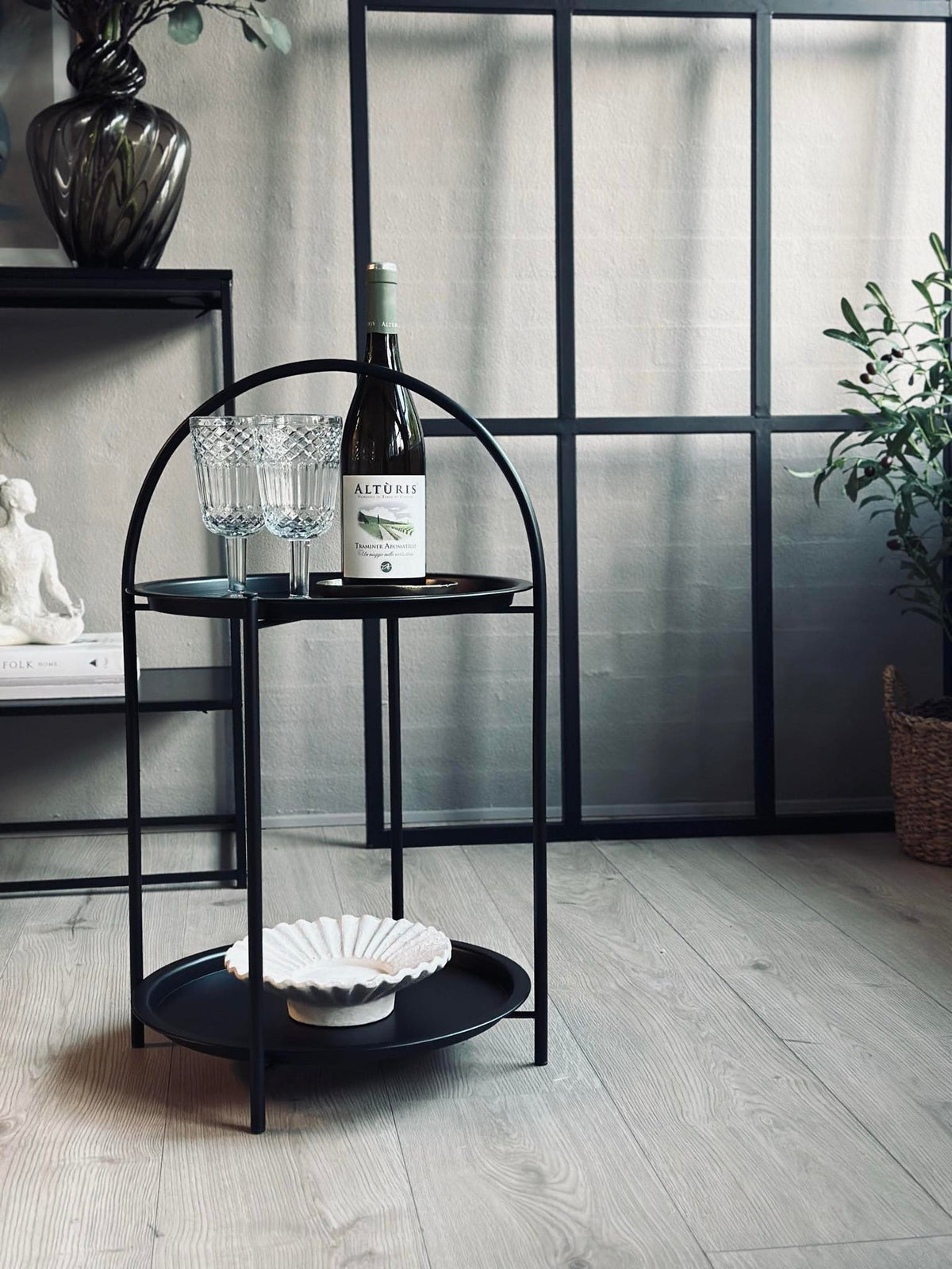 Table avec étagère