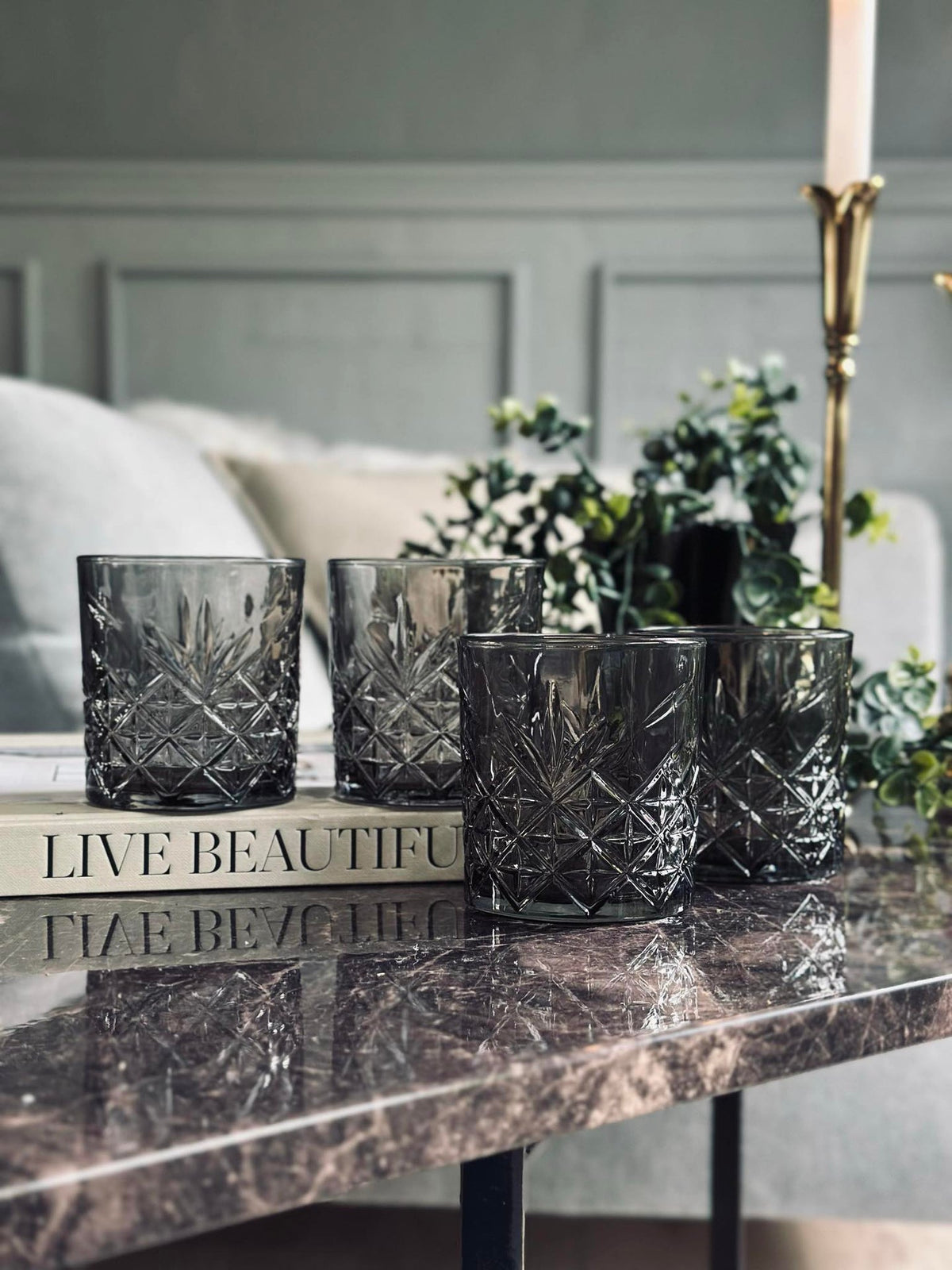 Verres à whisky / verres à eau Fumé - 4 pcs