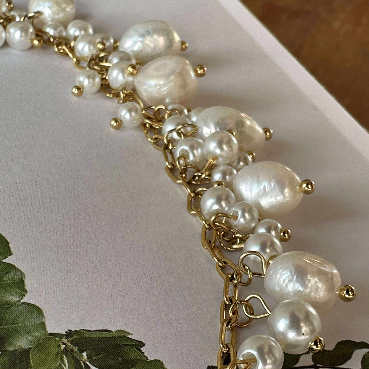 Collier Cille - avec mélange de perles