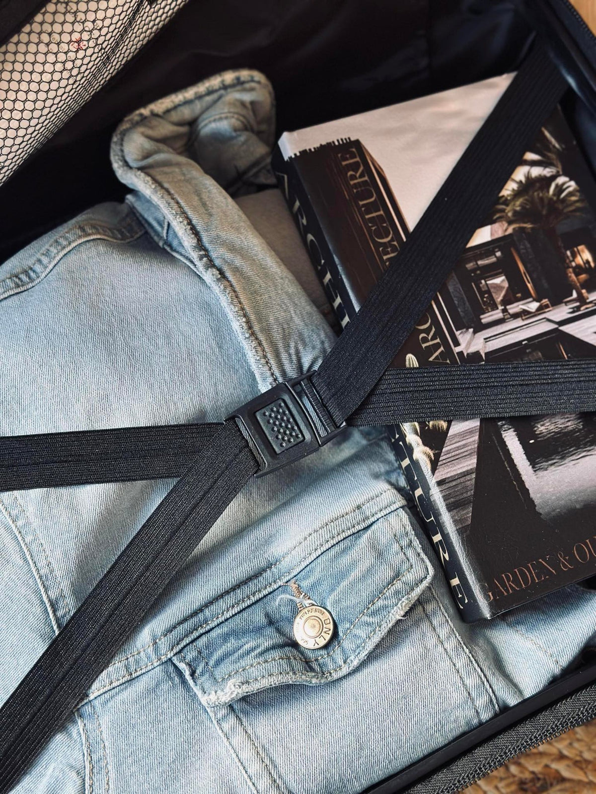 Valise trolley - Bleu