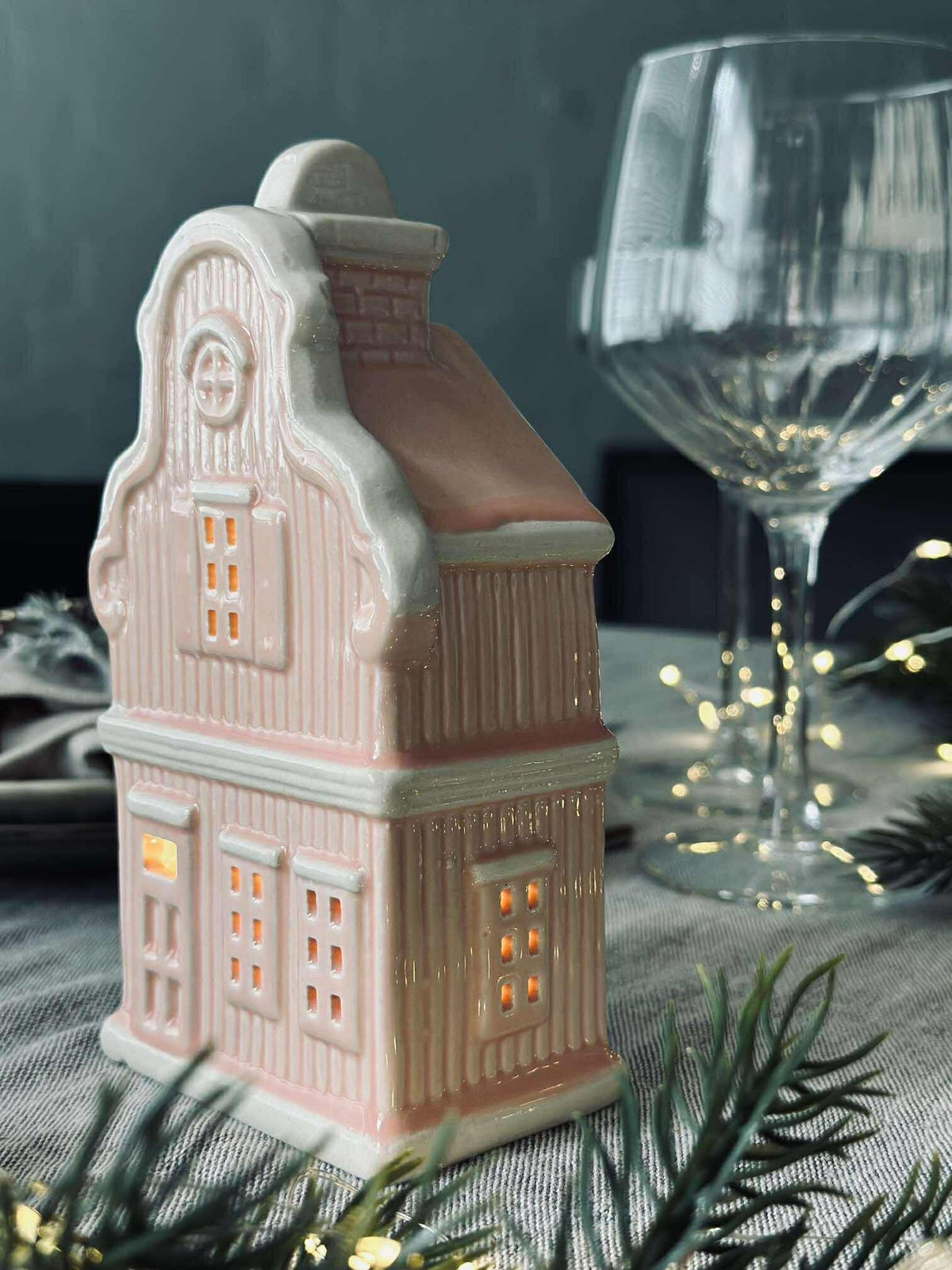 Maison lumineuse avec LED  - Pastel Color MIX
