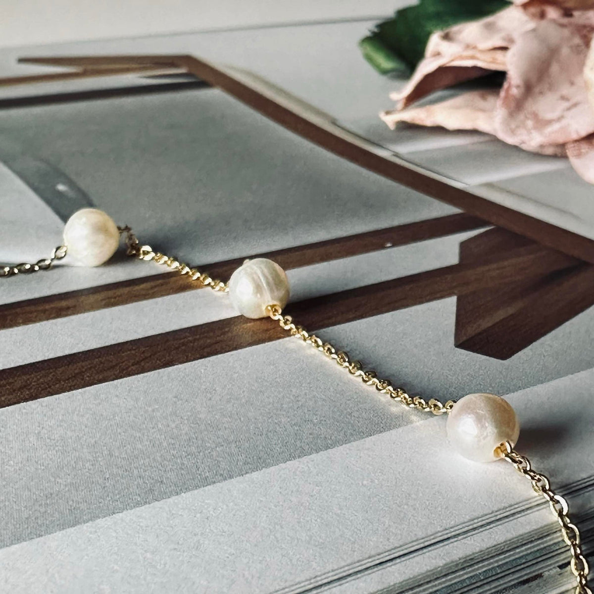 Collier Gry - avec perles d'eau douce