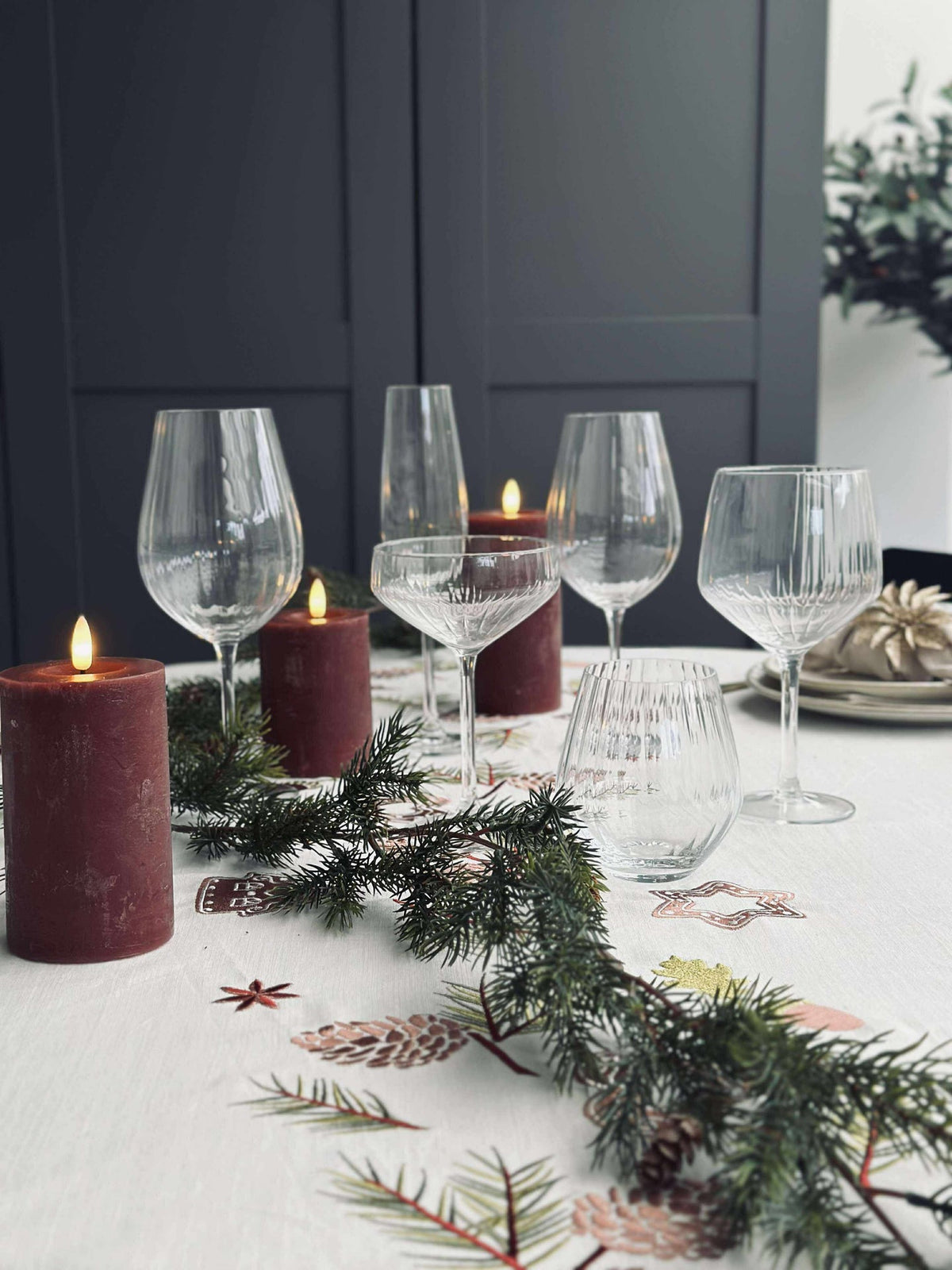 Verres à vin rouge CRYSTAL - Lot de 4 pièces