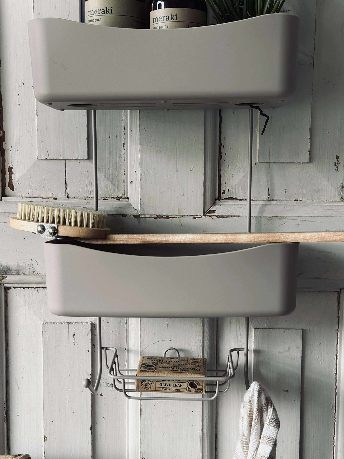Rangement pour salle de bain - Beige