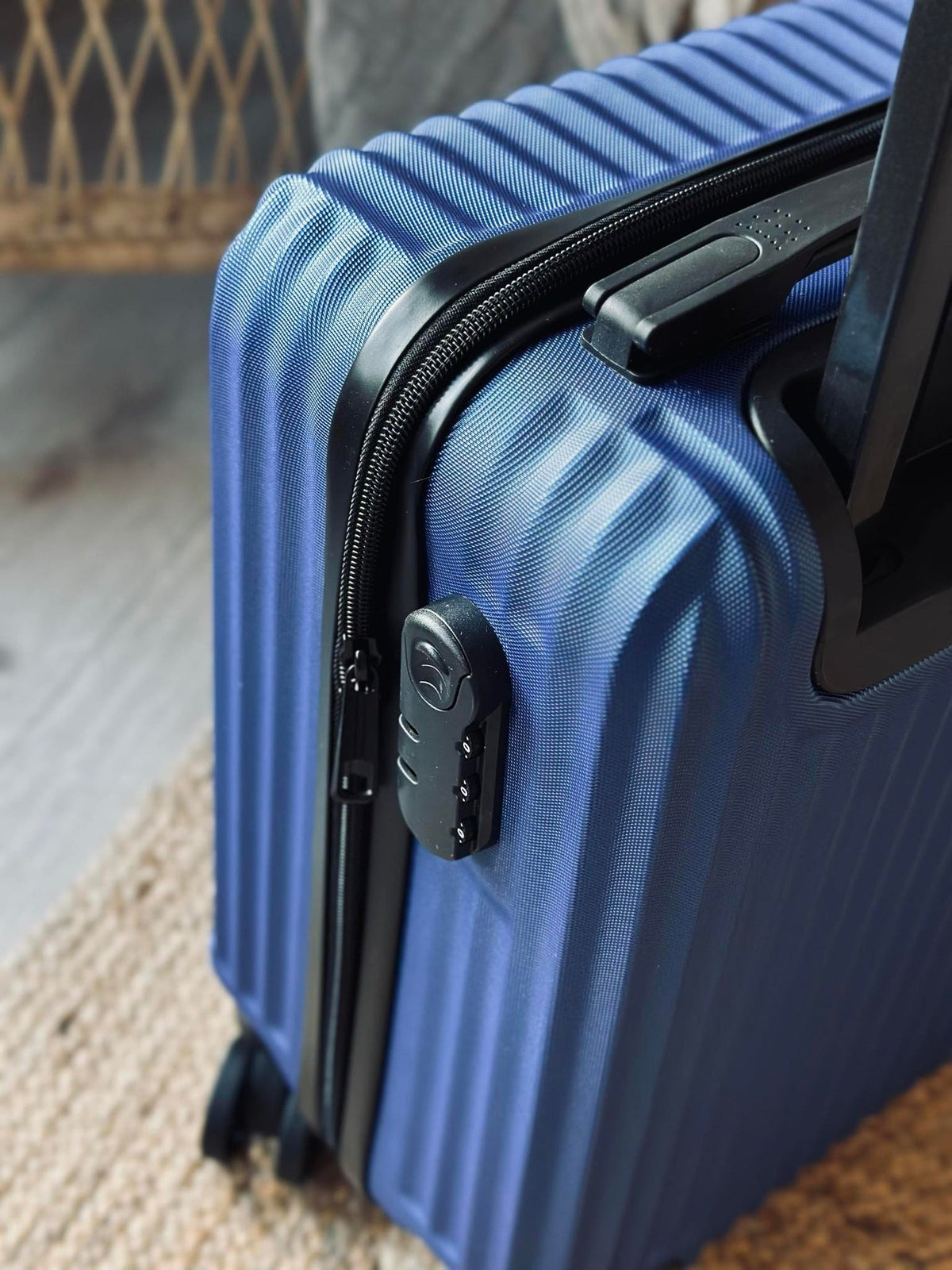 Valise trolley - Bleu