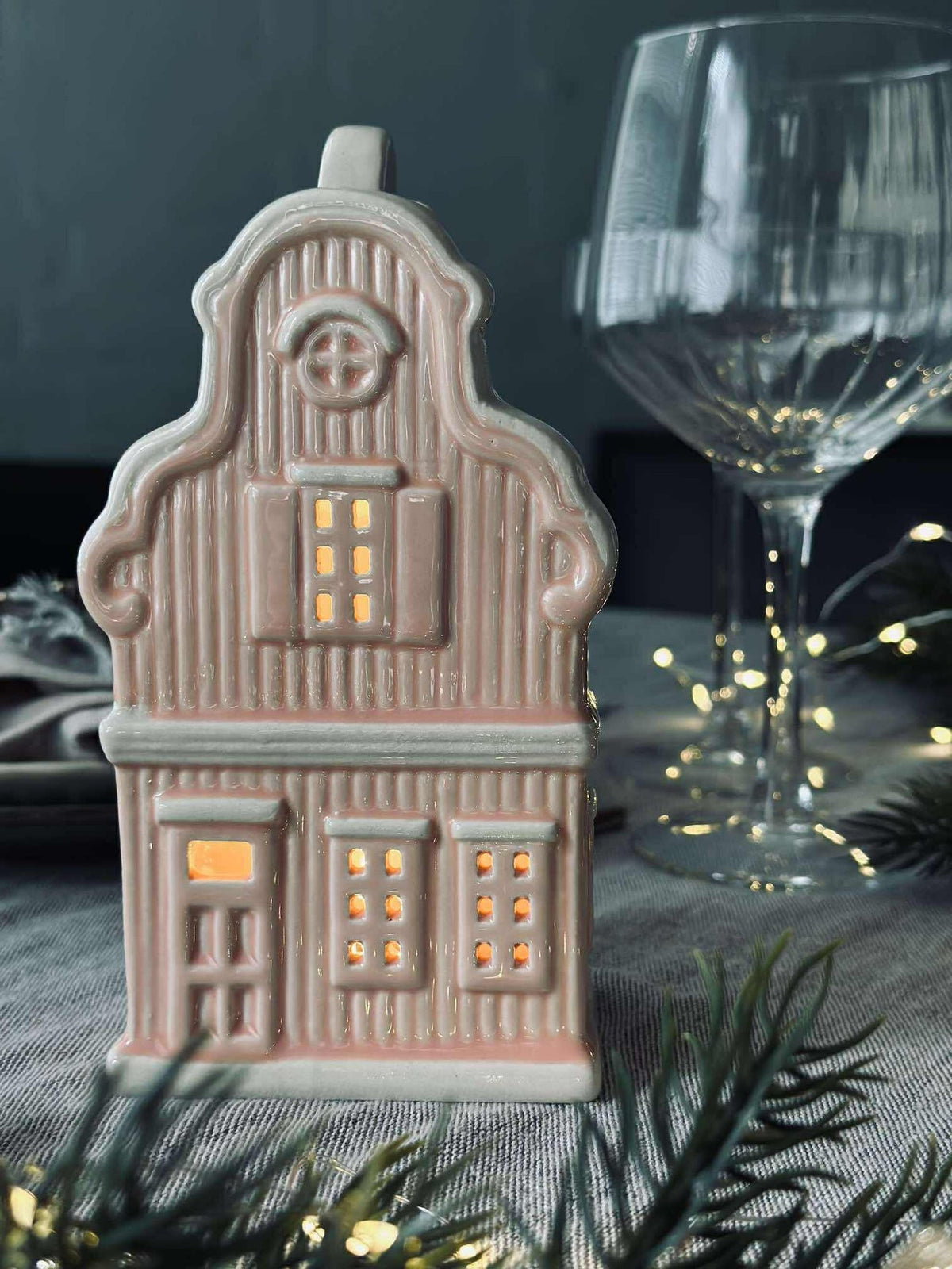 Maison lumineuse avec LED  - Pastel Color MIX