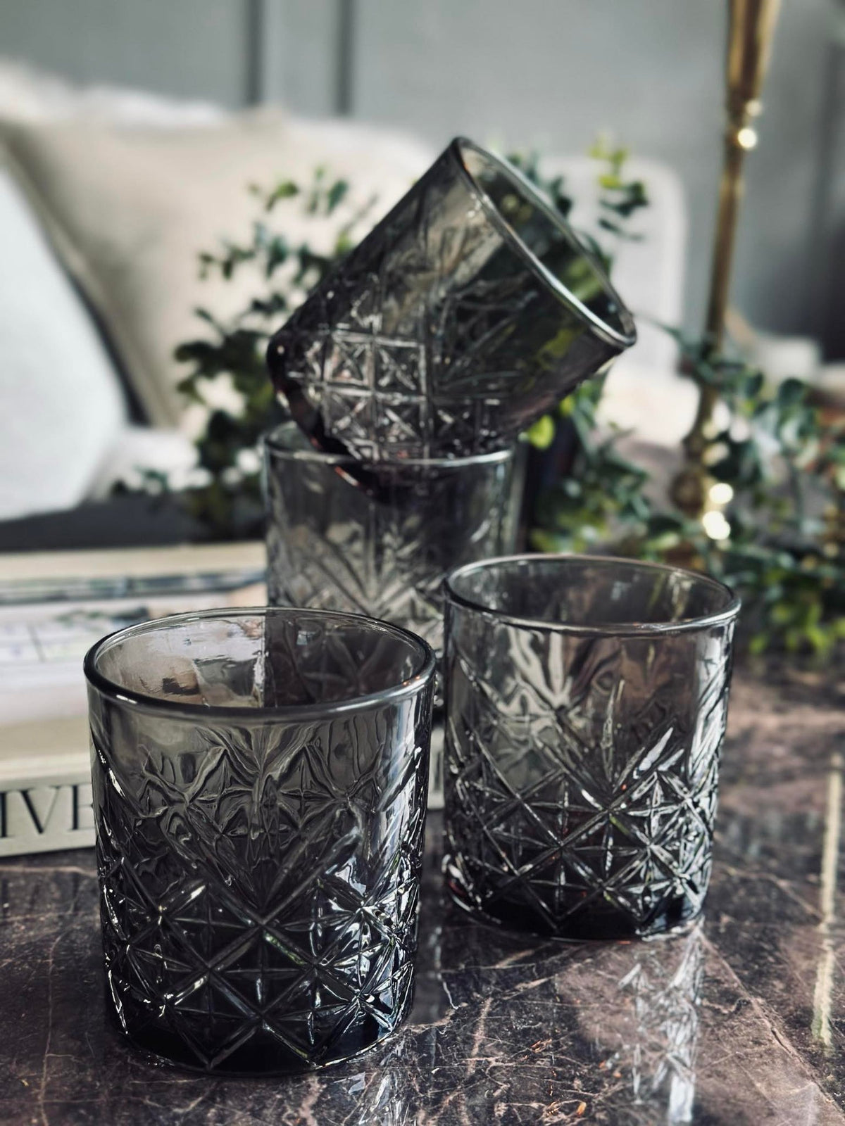 Verres à whisky / verres à eau Fumé - 4 pcs