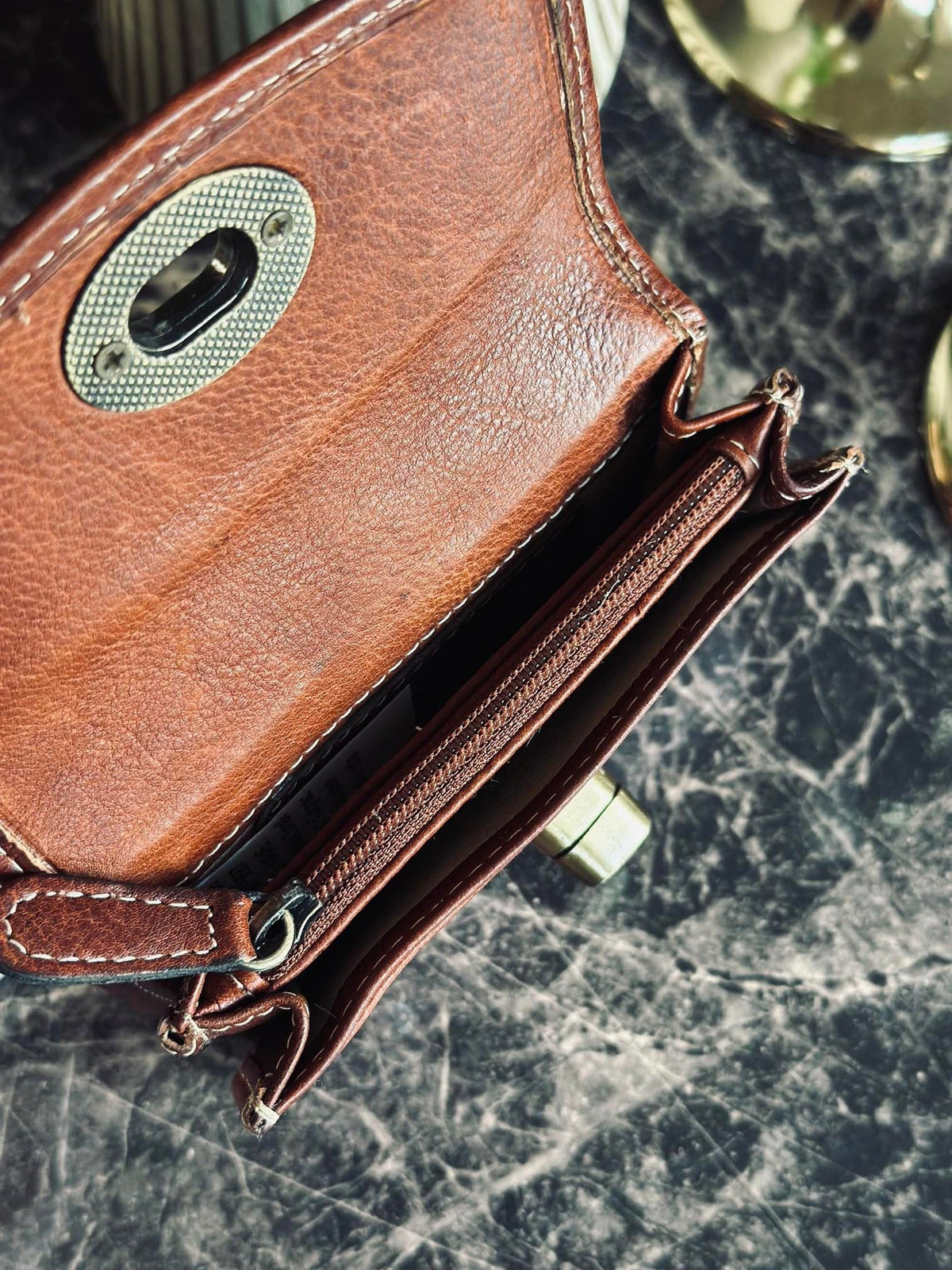 Porte-monnaie Moa Small Cognac