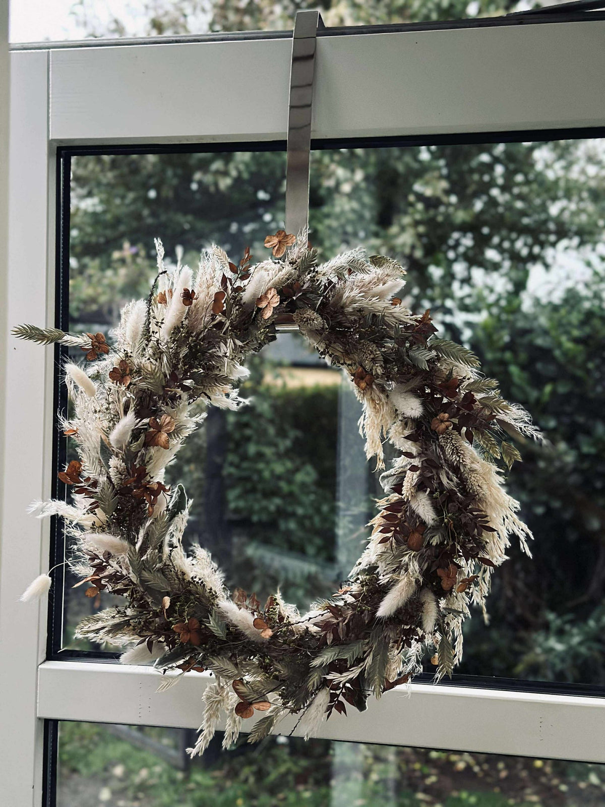 Support pour couronne de porte - Silver