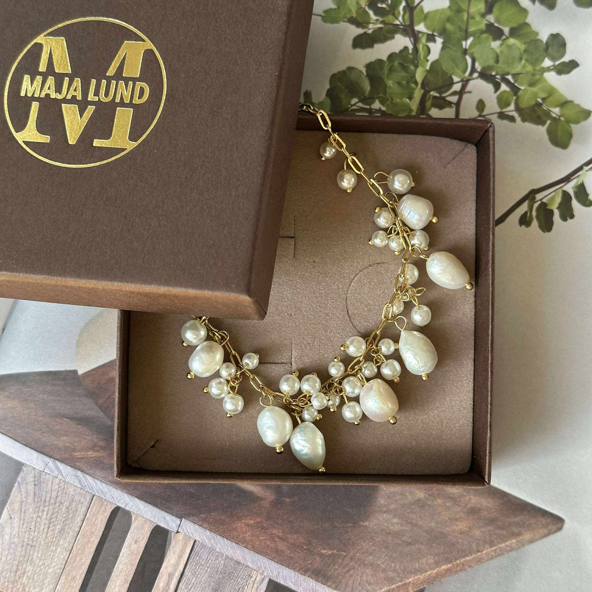 Collier Cille - avec mélange de perles