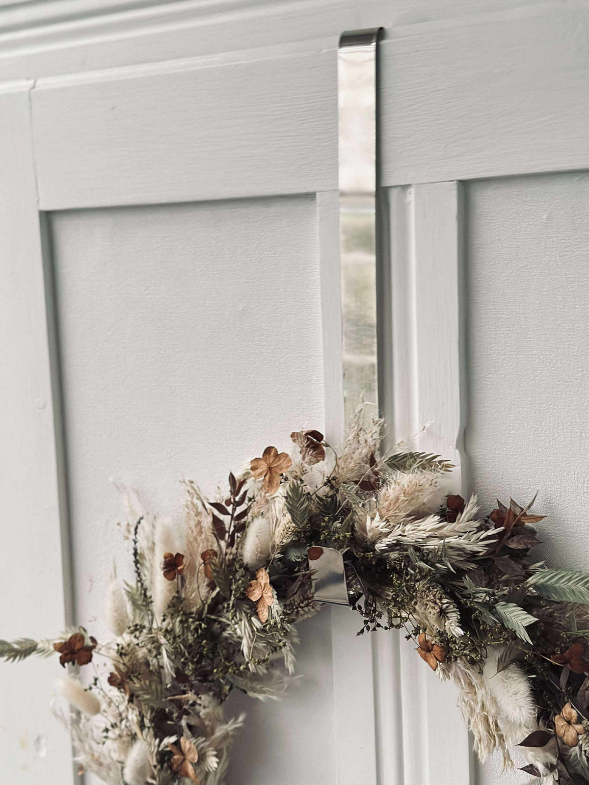 Support pour couronne de porte - Silver
