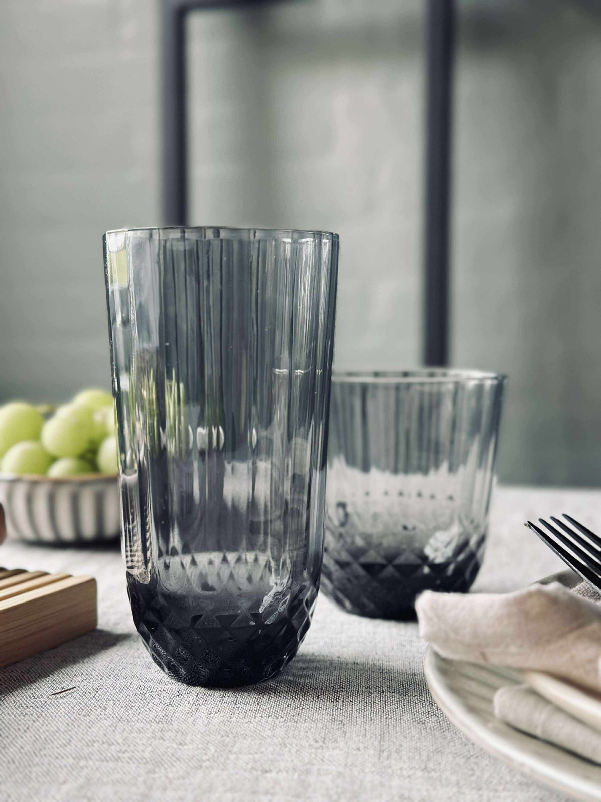 Verre à eau Sanna grey
