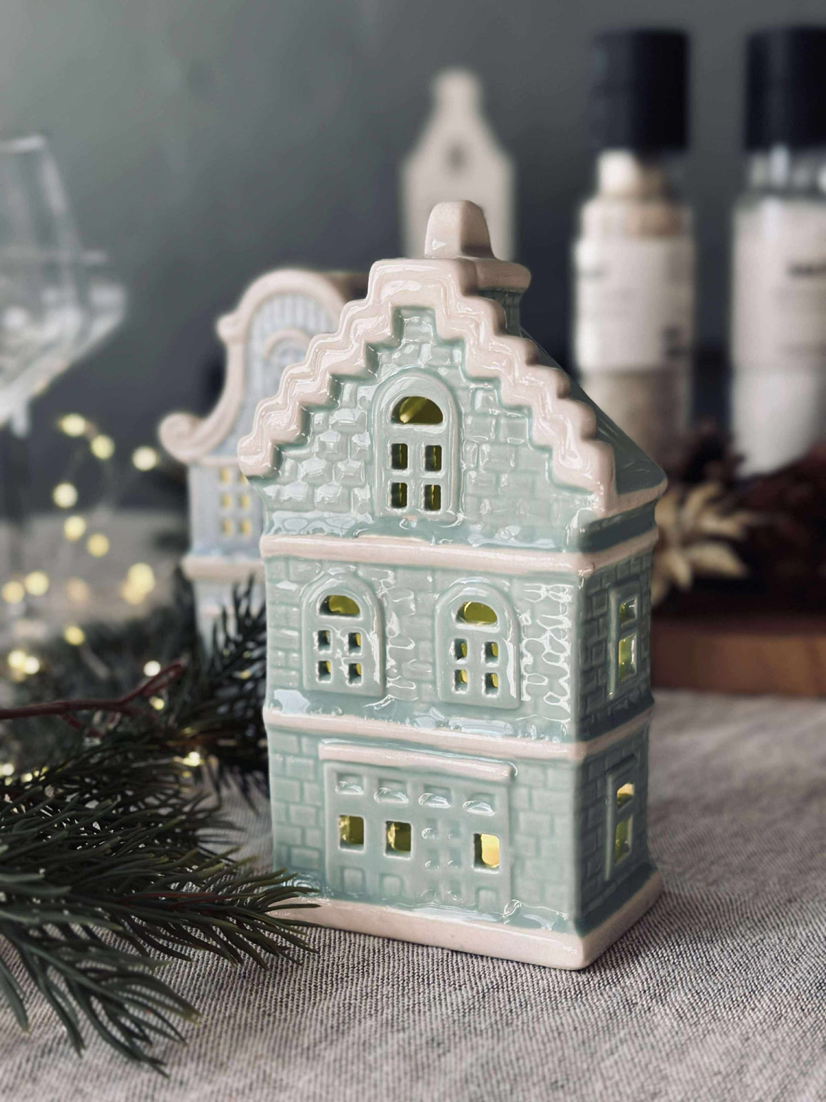 Maison lumineuse avec LED  - Pastel Color MIX