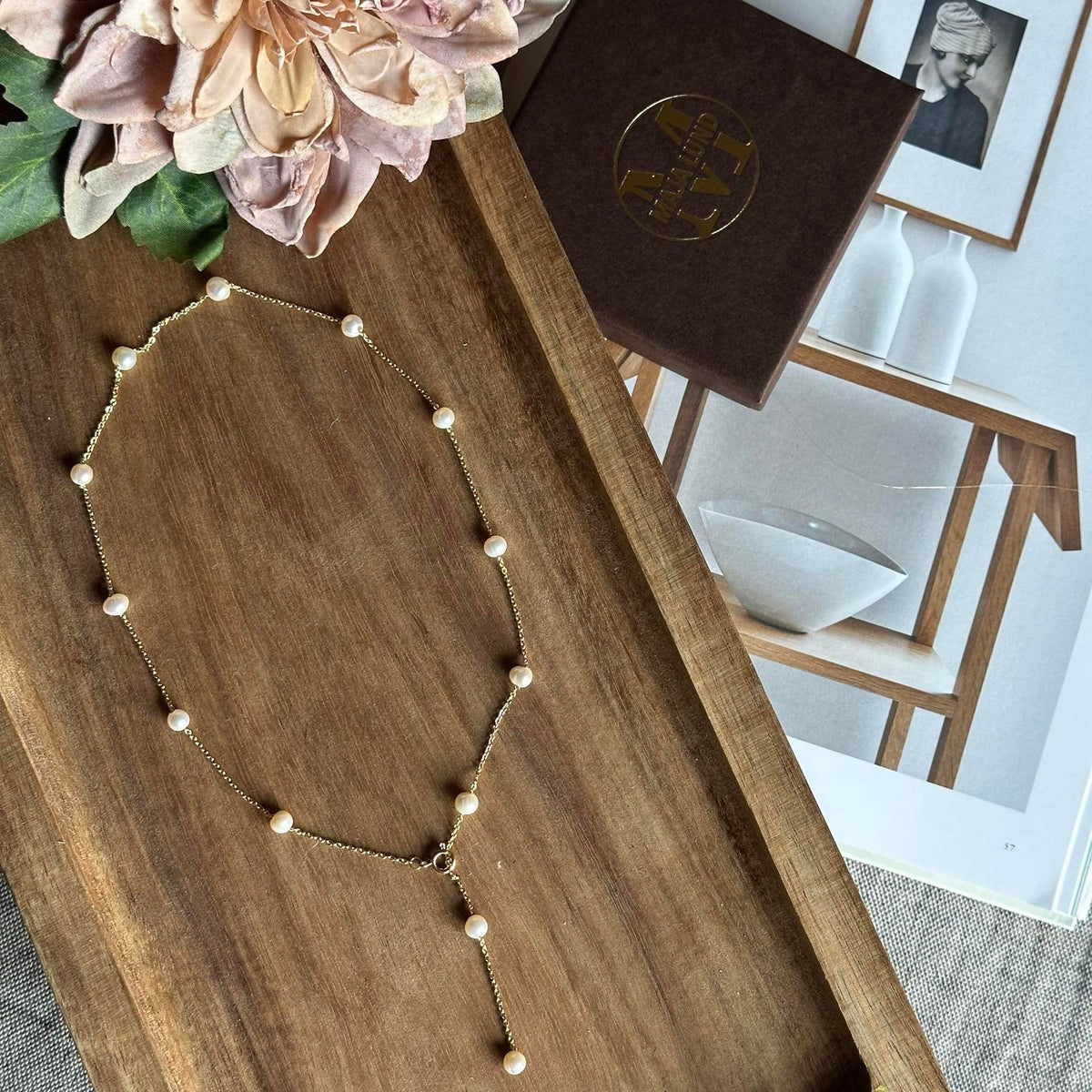 Collier Gry - avec perles d'eau douce