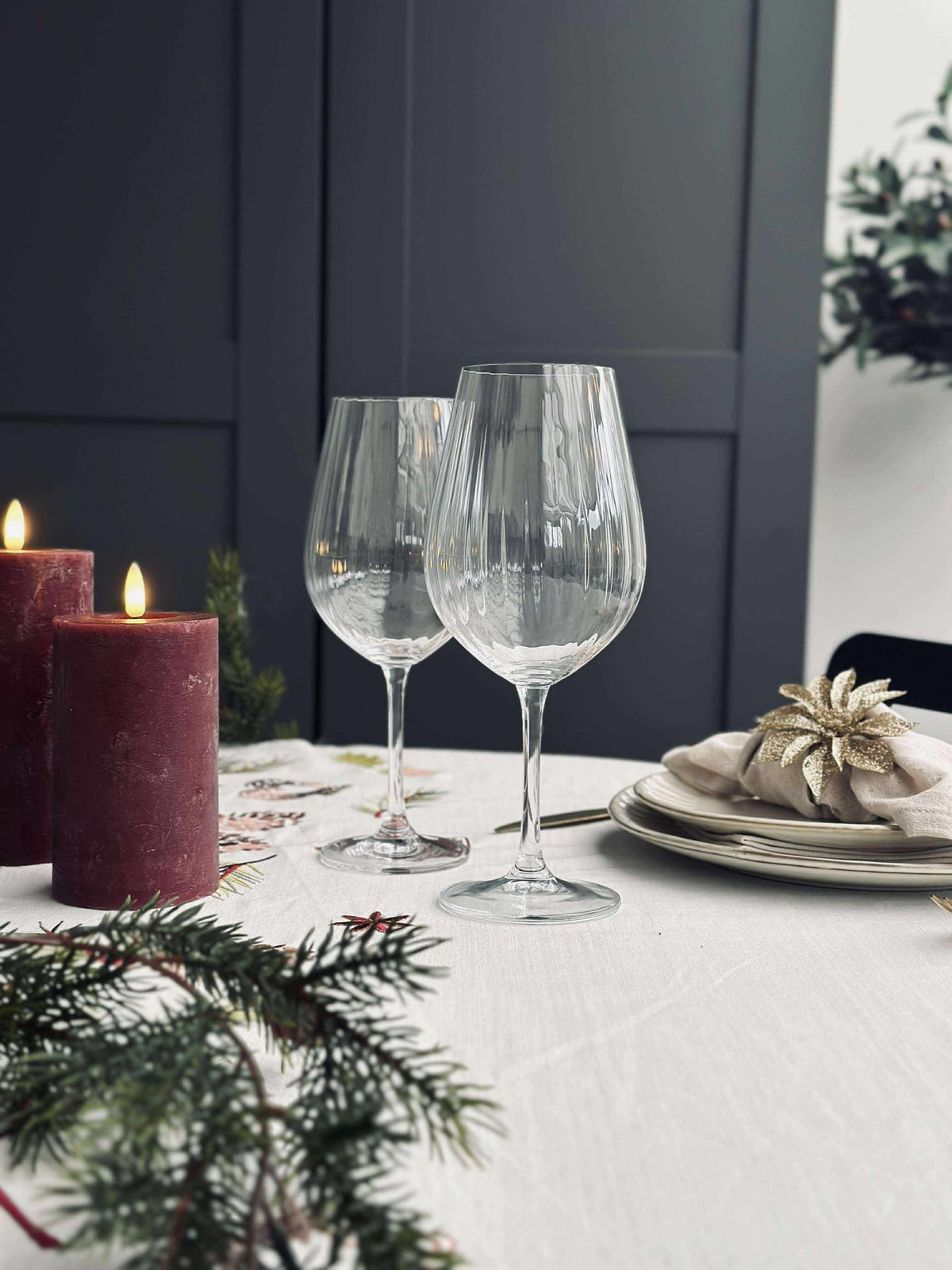 Verres à vin rouge CRYSTAL - Lot de 4 pièces