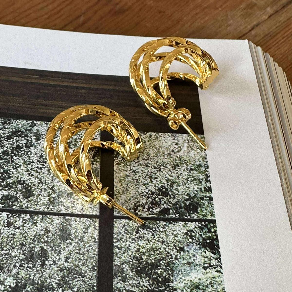 Boucles d’oreilles Cornelia 20 mm - Dorées