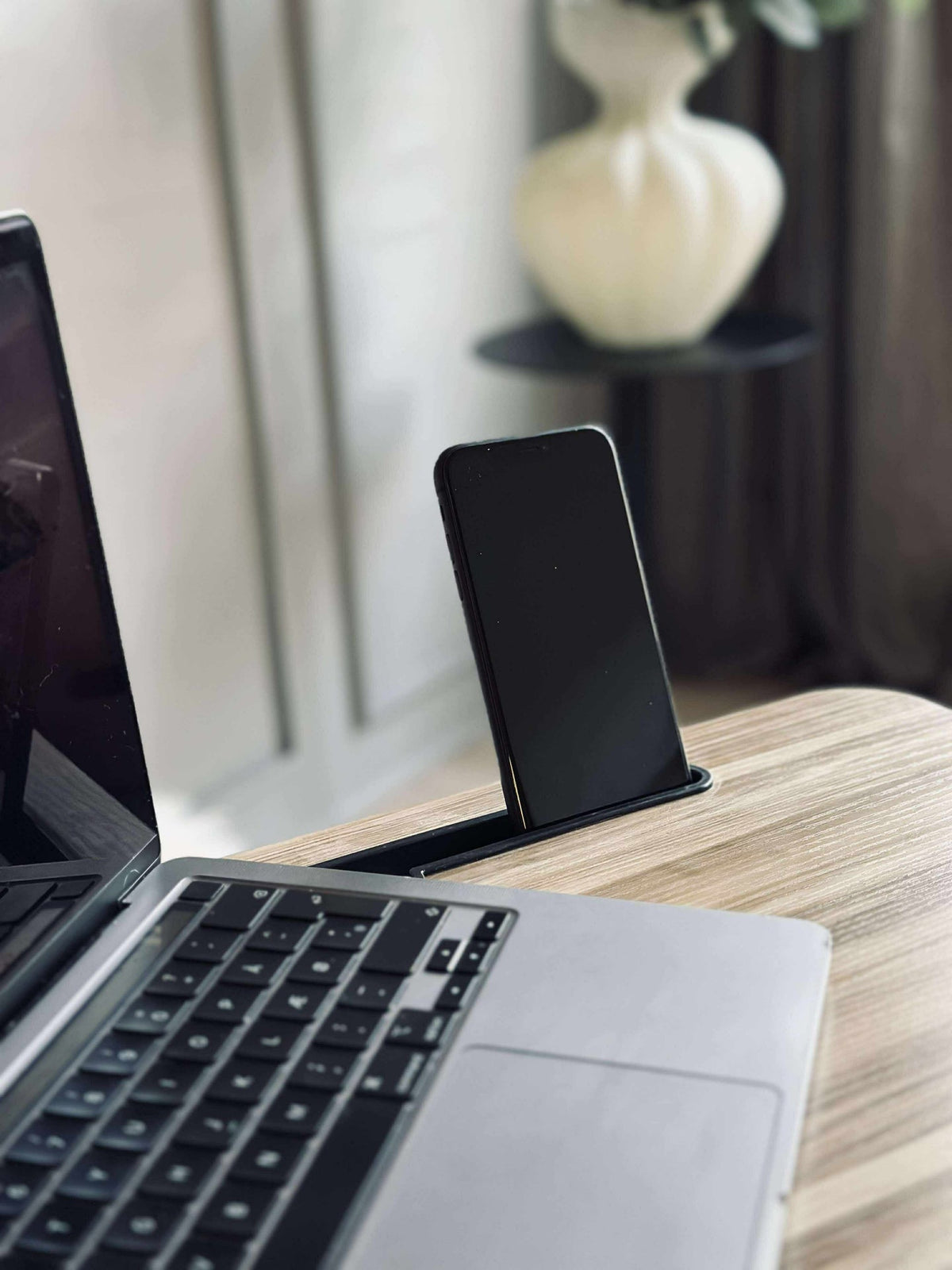 Table plateau avec support pour ipad / téléphone