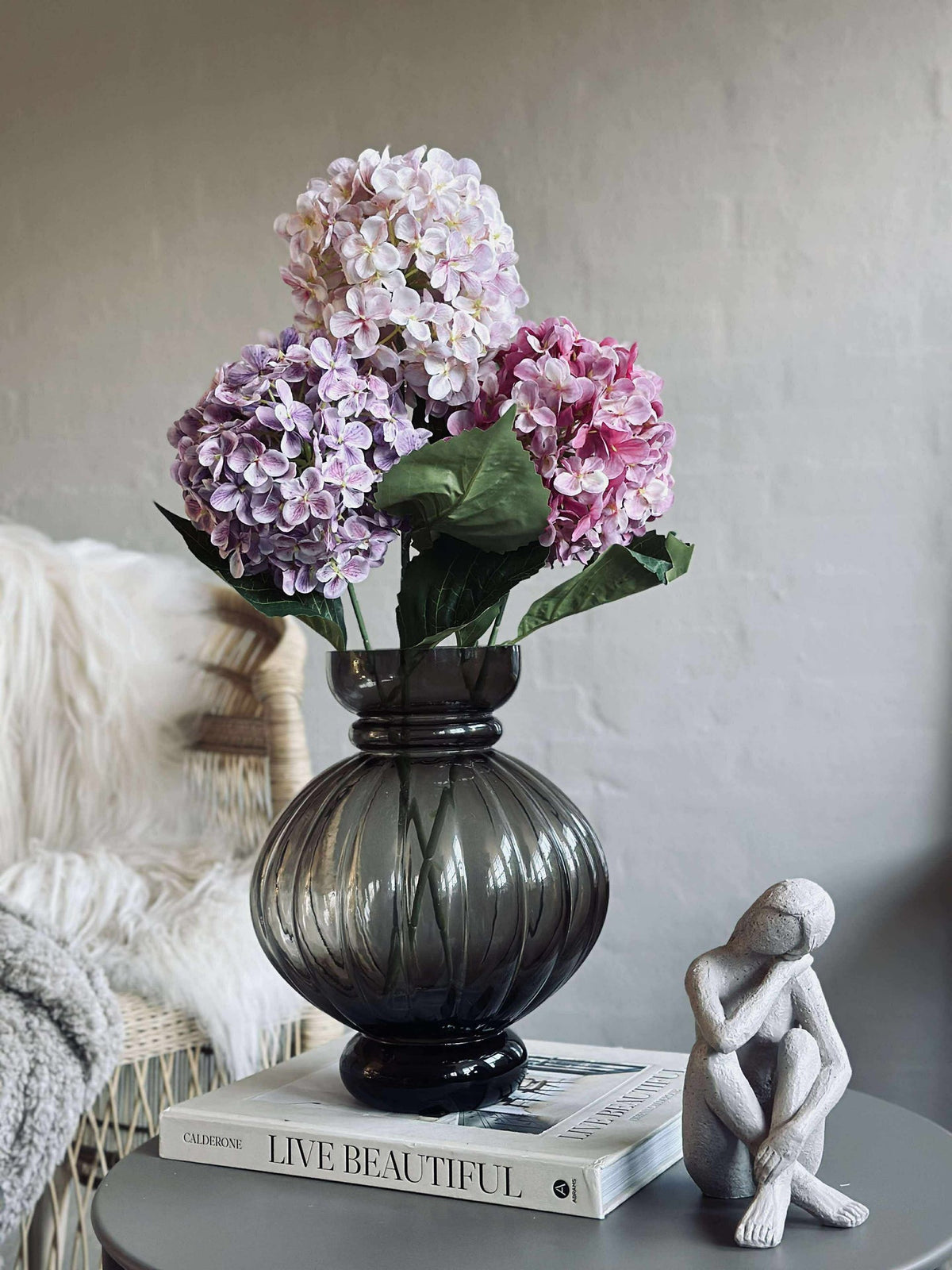 Bouquet - Hortensia Rose / Violet