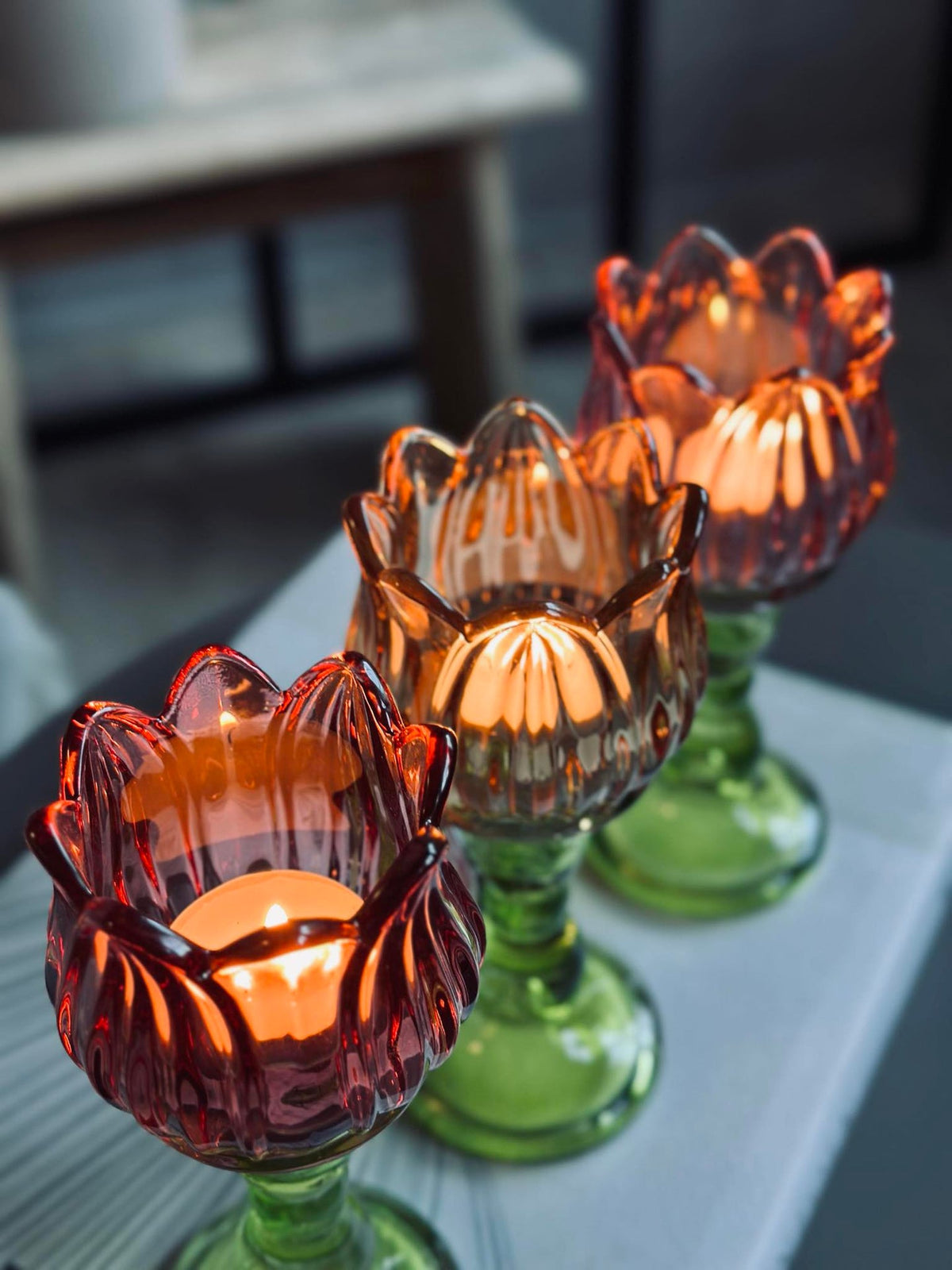 Photophore flower brown