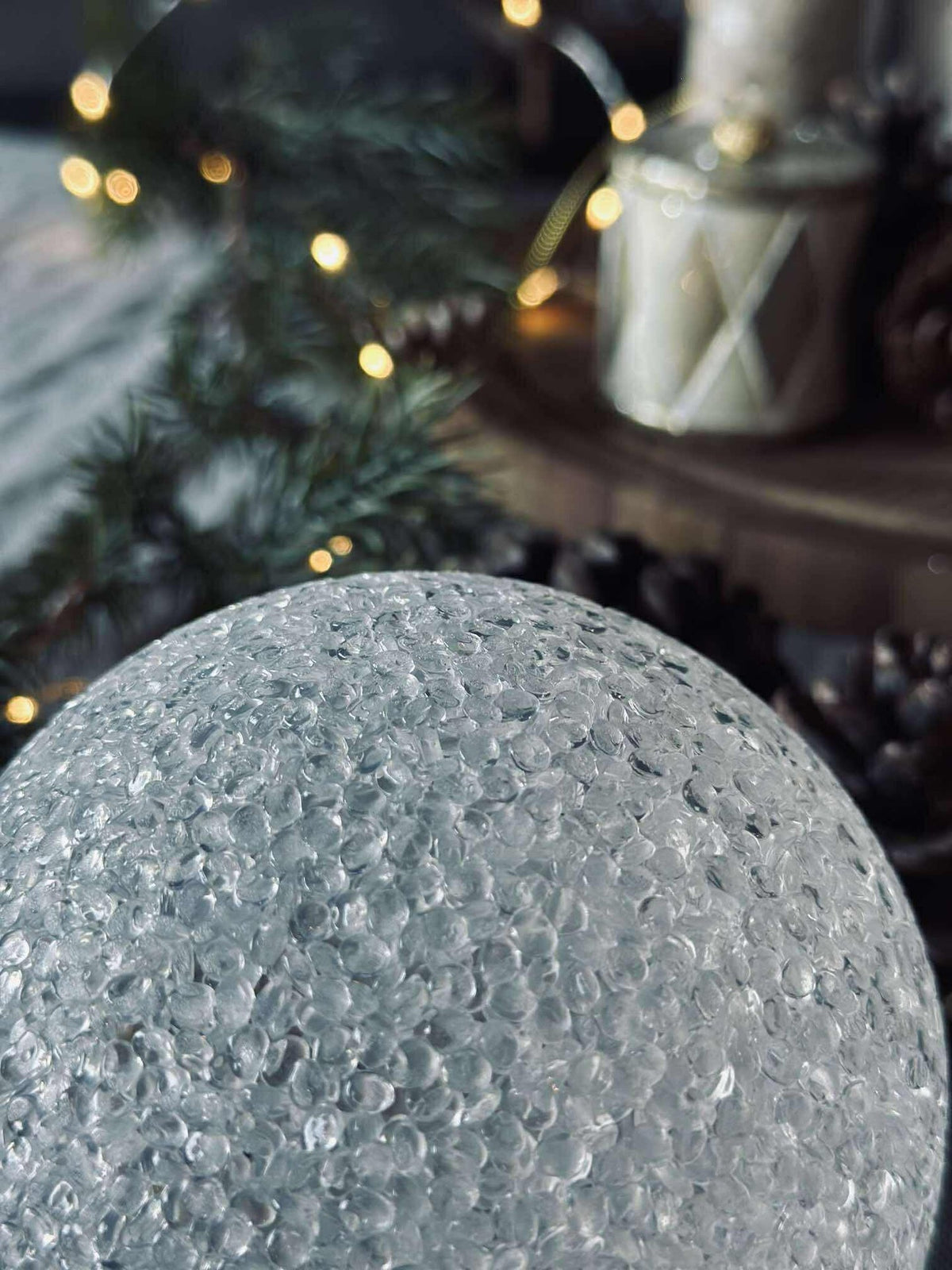Sphère avec éclairage LED