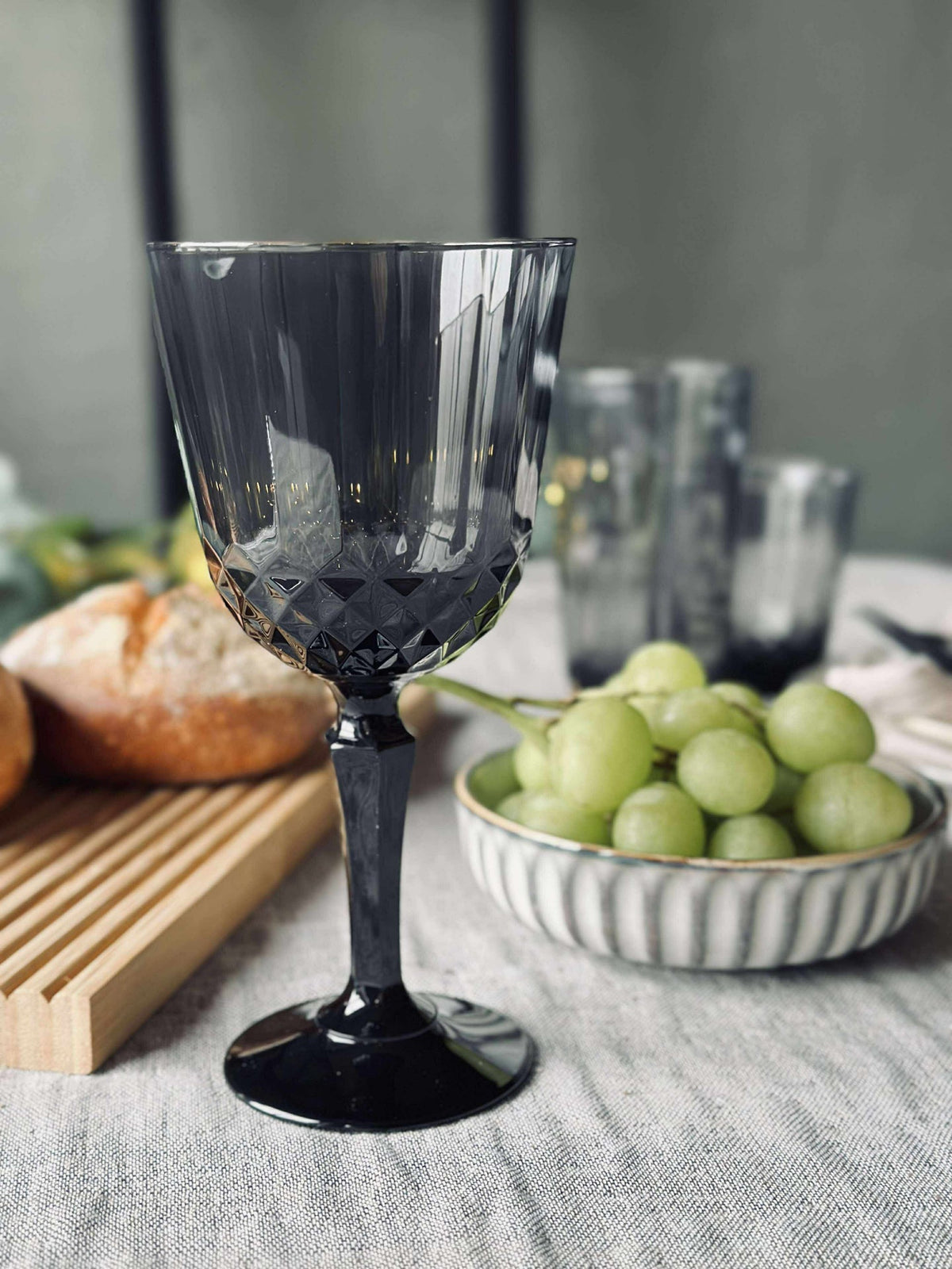 Verre à vin Sanna grey
