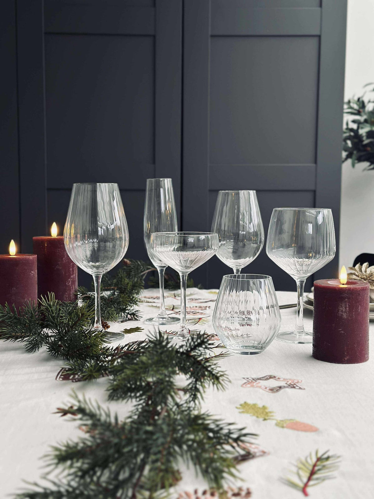 Verres à vin rouge CRYSTAL - Lot de 4 pièces