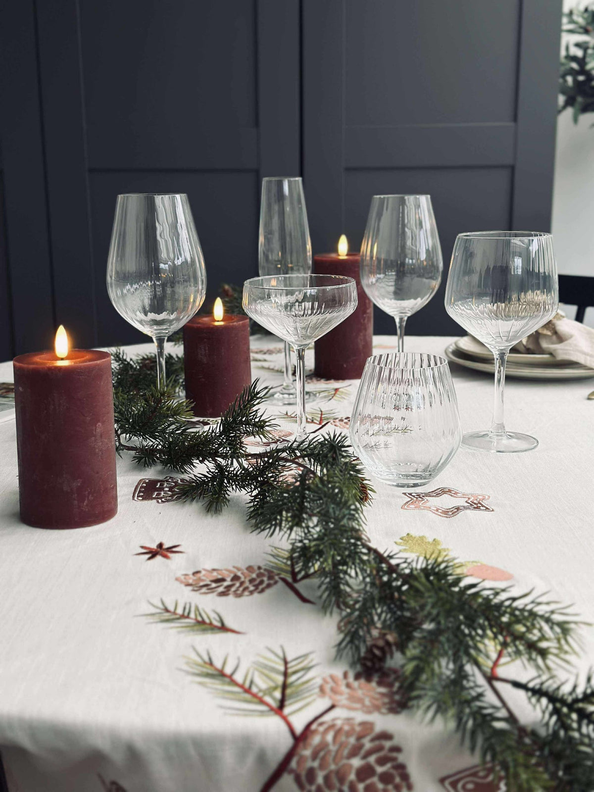 Verres à vin rouge CRYSTAL - Lot de 4 pièces