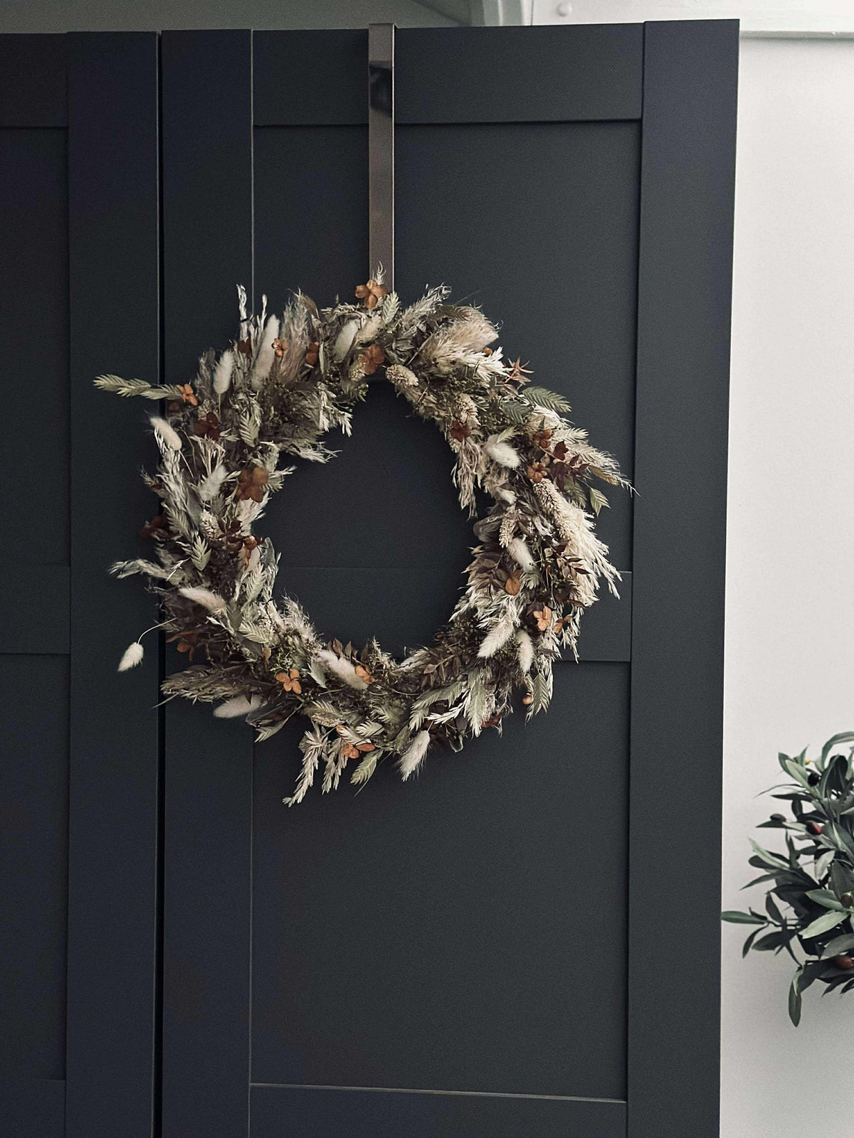 Support pour couronne de porte - Silver