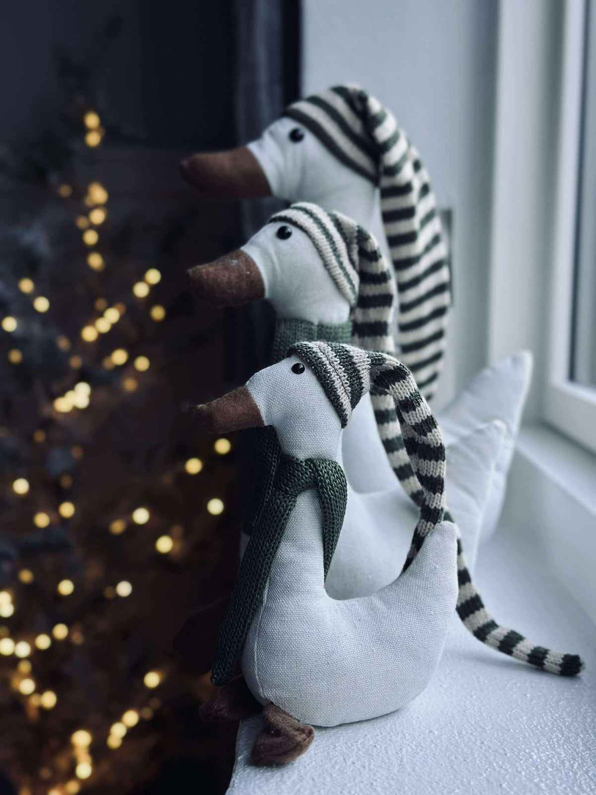 Canard de Noël avec bonnet vert - Moyen