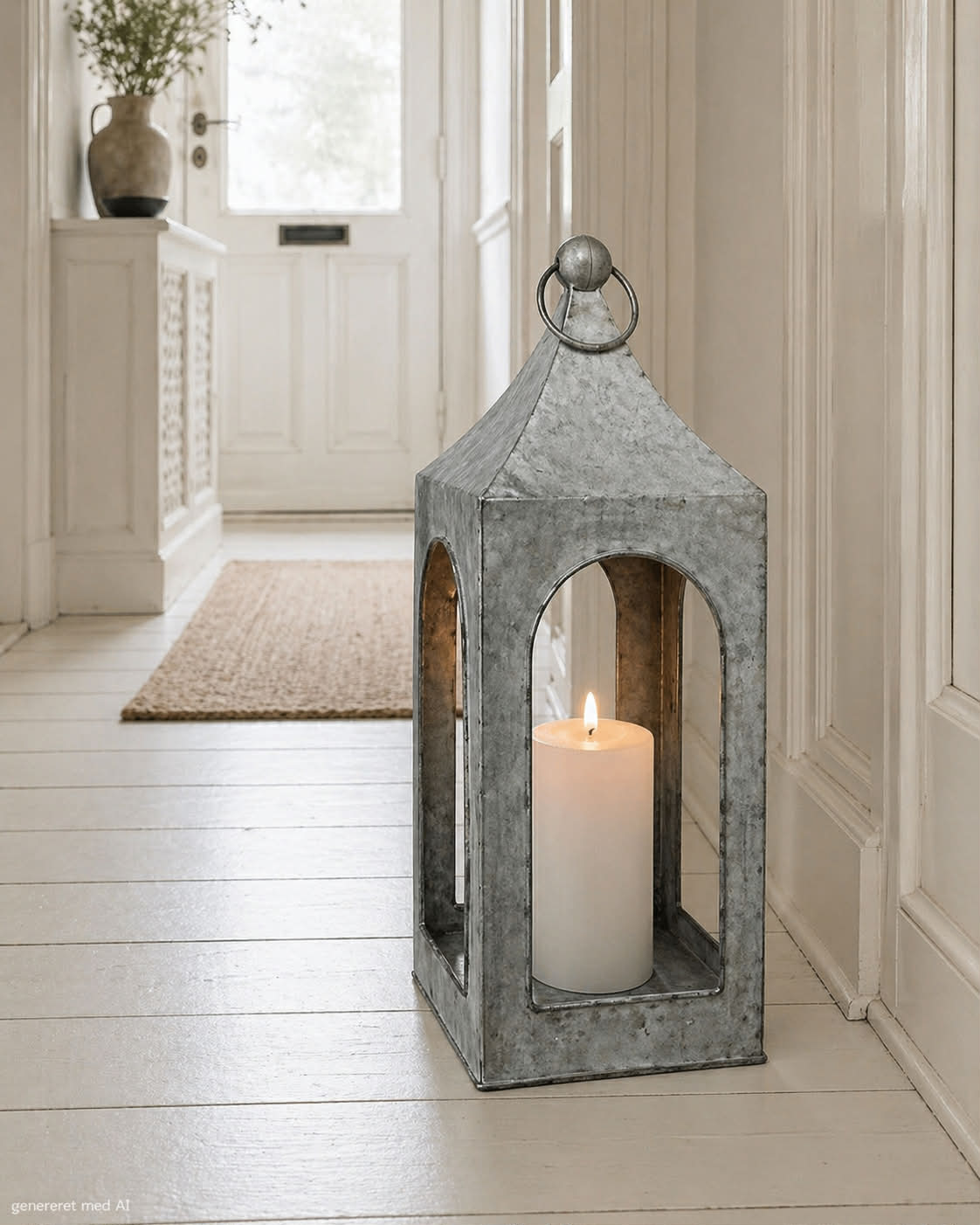 Lanterne en Zinc - 54 cm