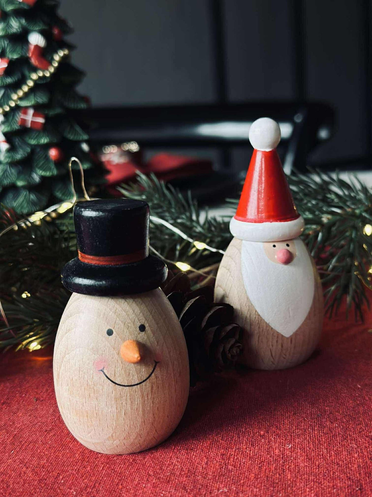 Bonhomme de neige - wood