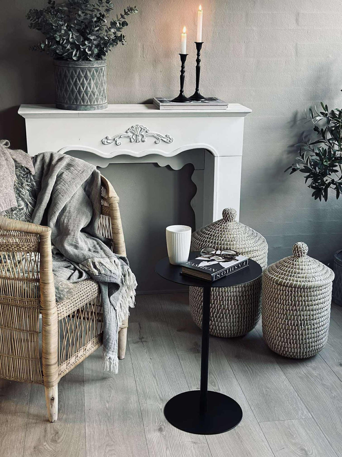 Table d’appoint - Métal noir