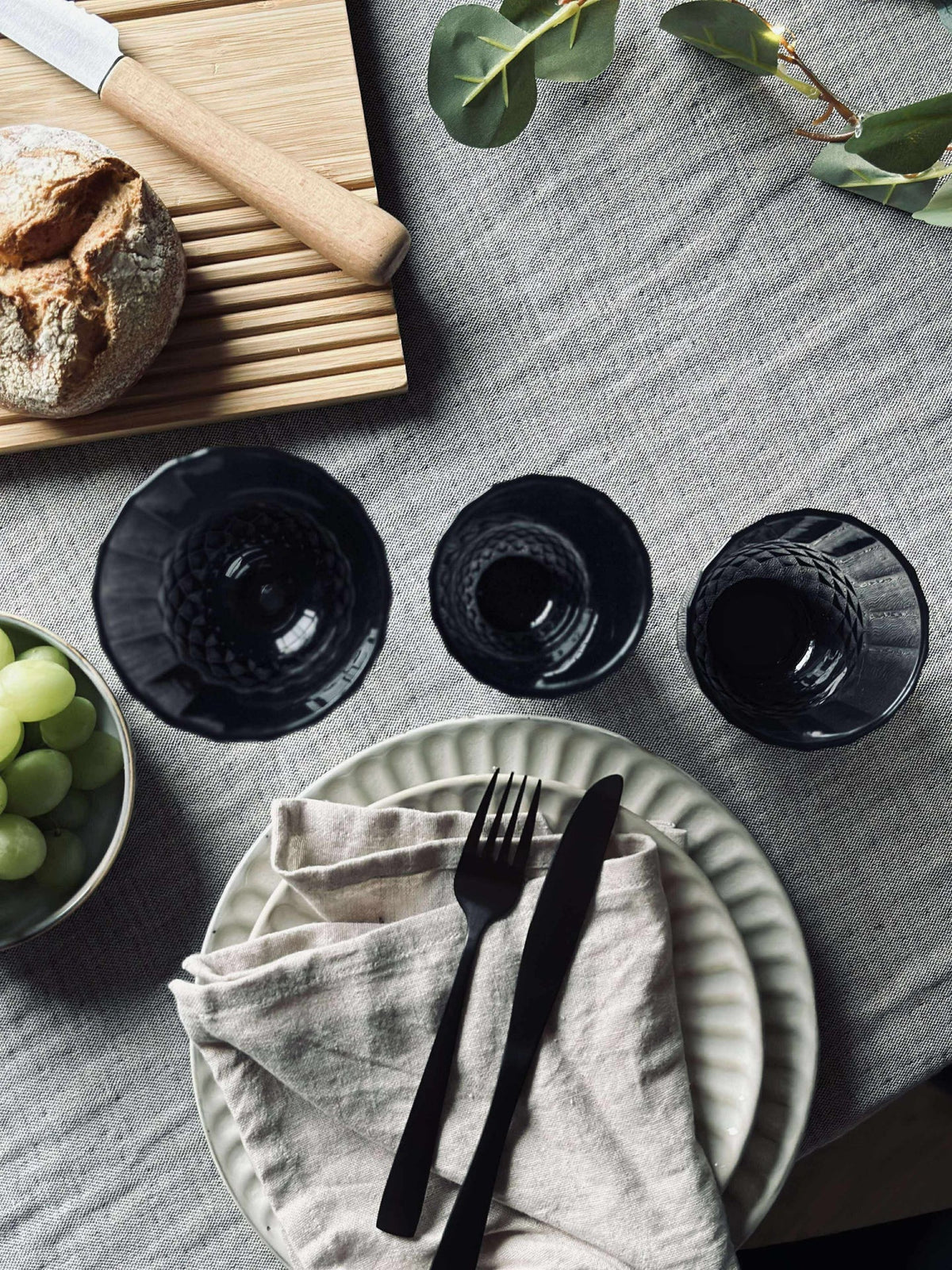 Verre à vin Sanna grey