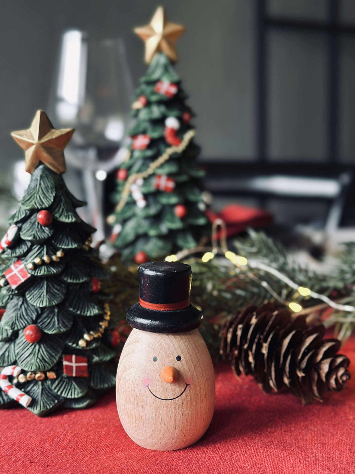 Bonhomme de neige - wood