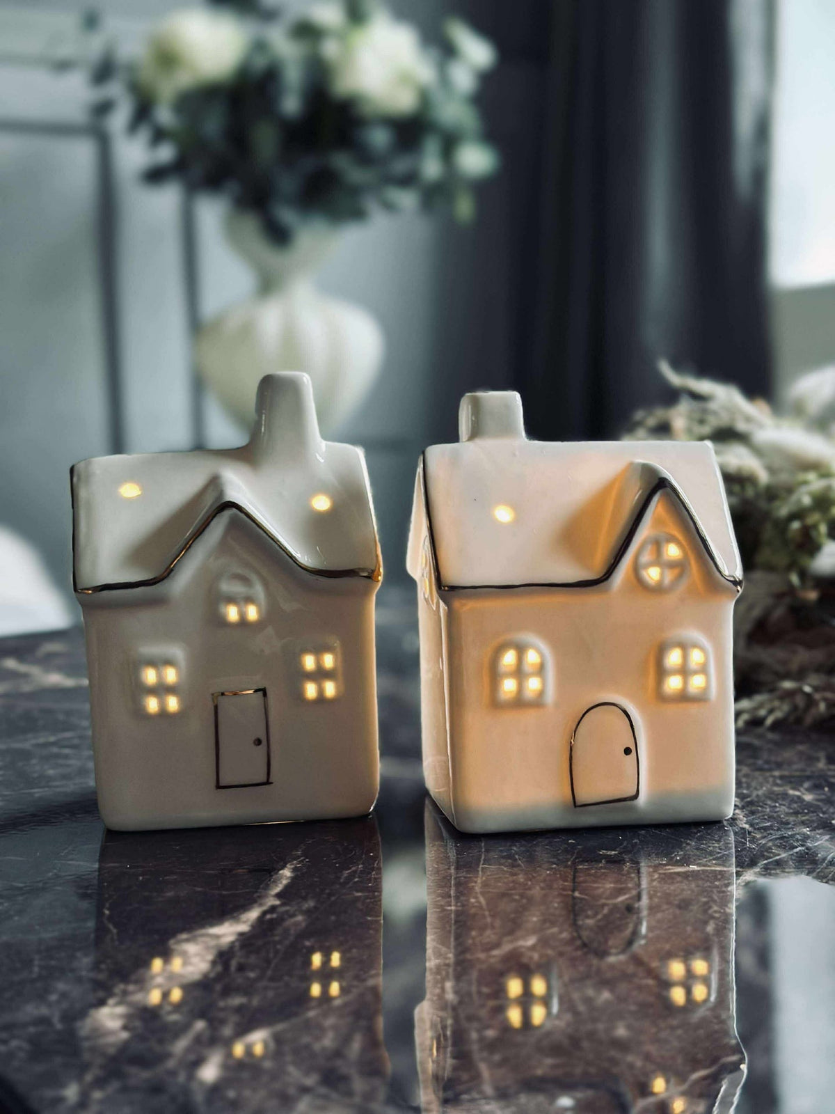 Maison lumineuse avec LED - WHITE MIX