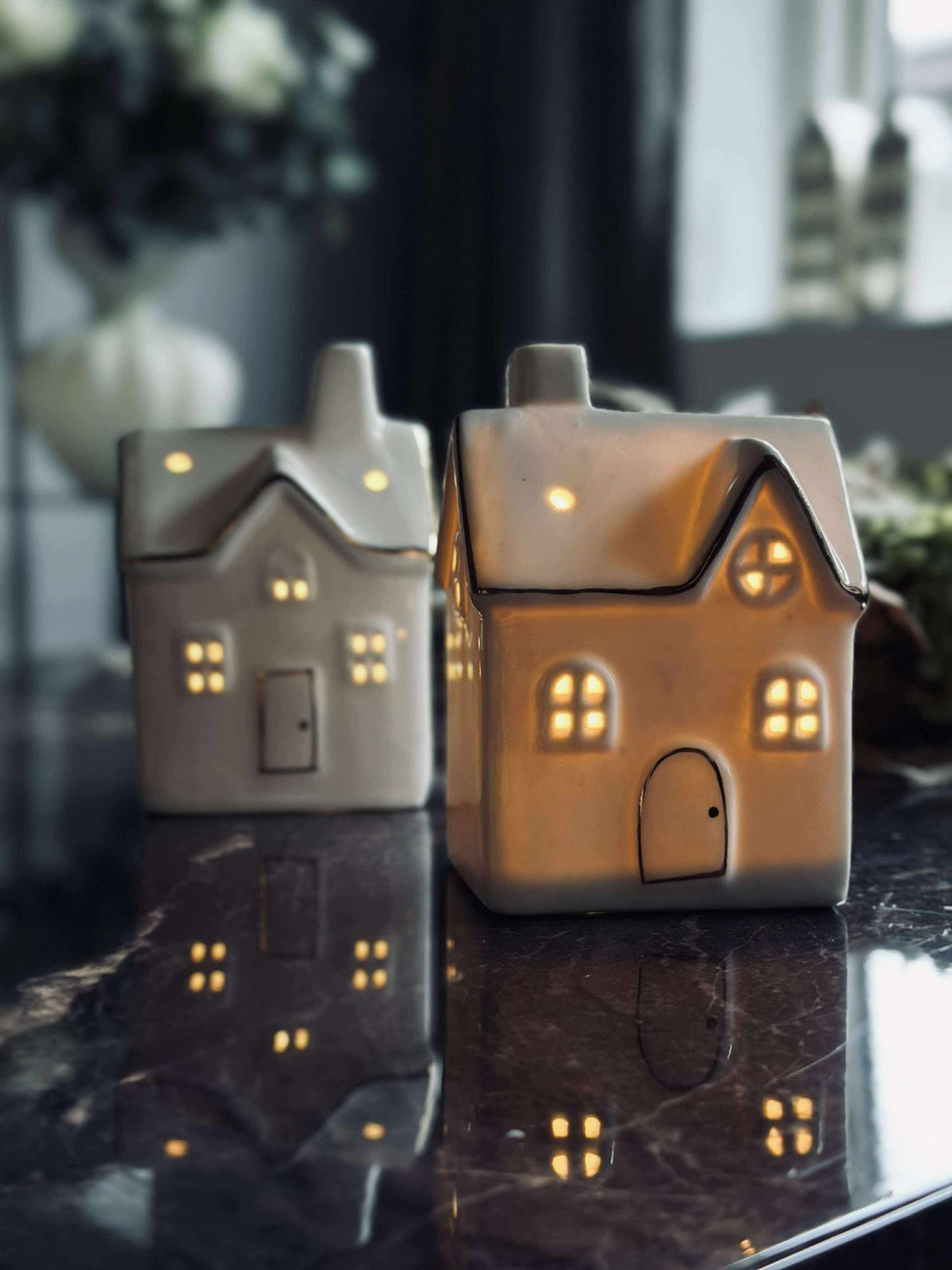 Maison lumineuse avec LED - WHITE MIX