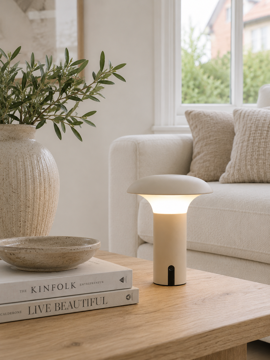 Lampe rechargeable pour l’intérieur et l’extérieur