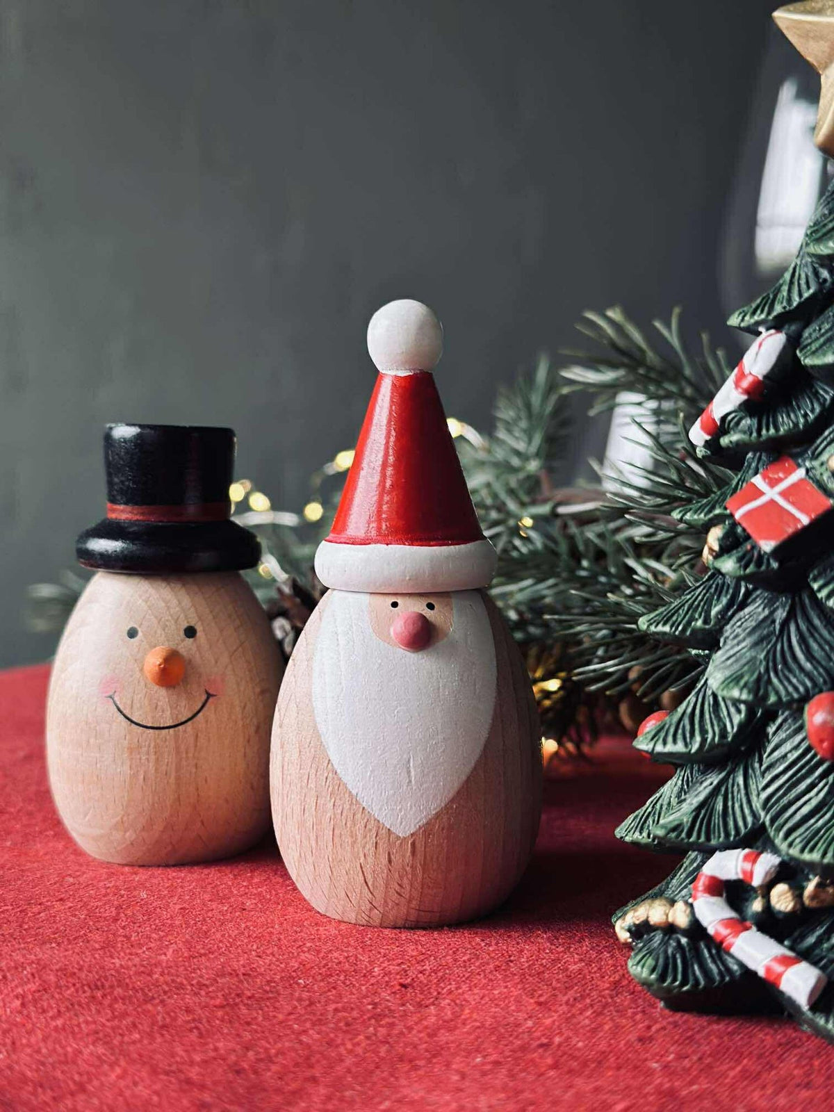 Bonhomme de neige - wood