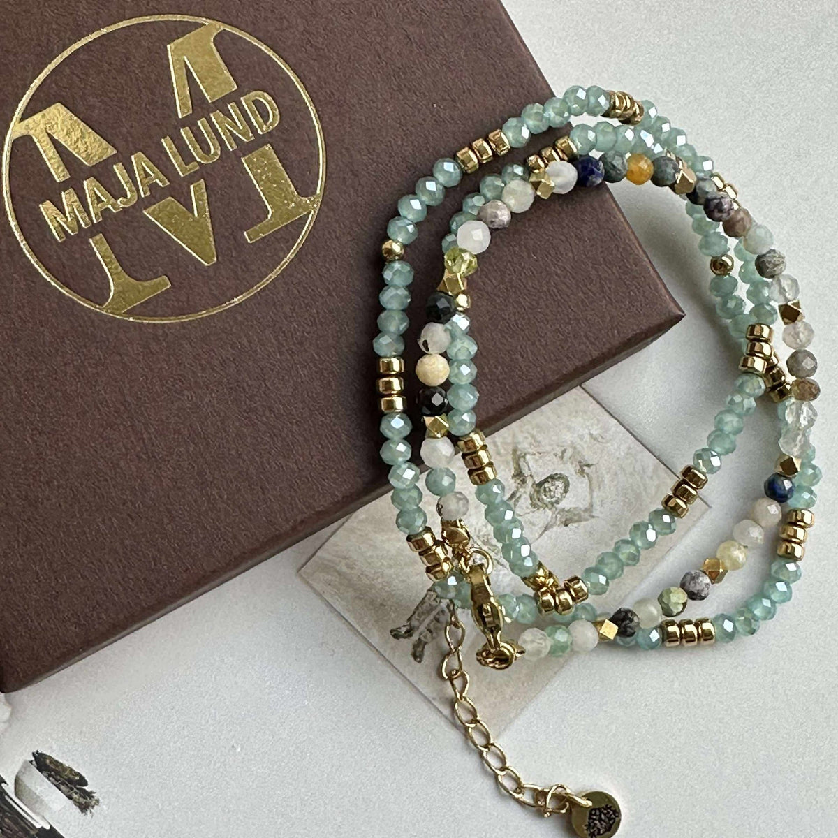 Bracelet Marika Aqua- Set de 3 pièces