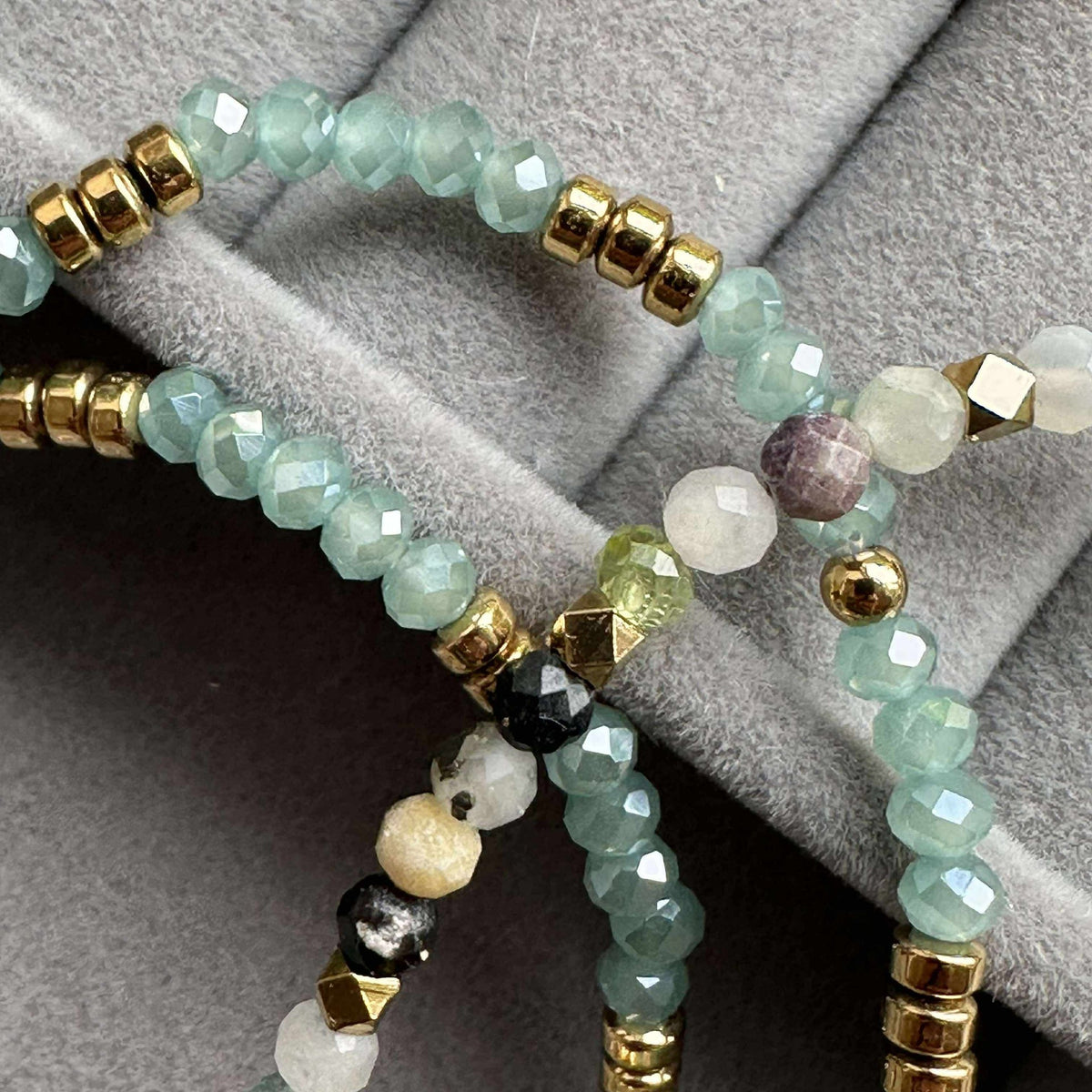 Bracelet Marika Aqua- Set de 3 pièces