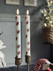 Bougies LED en forme de chandeliers 2 pièces - Cœurs