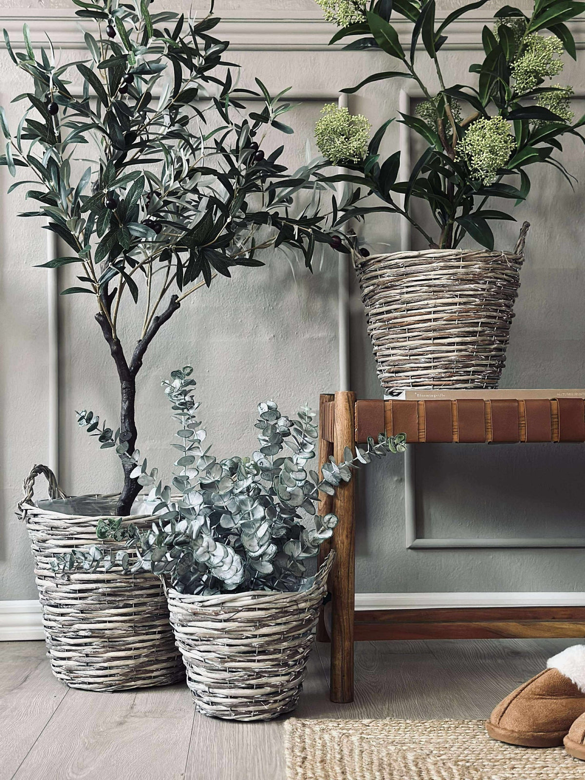 Paniers pour plantes  – Lot de 3 tailles