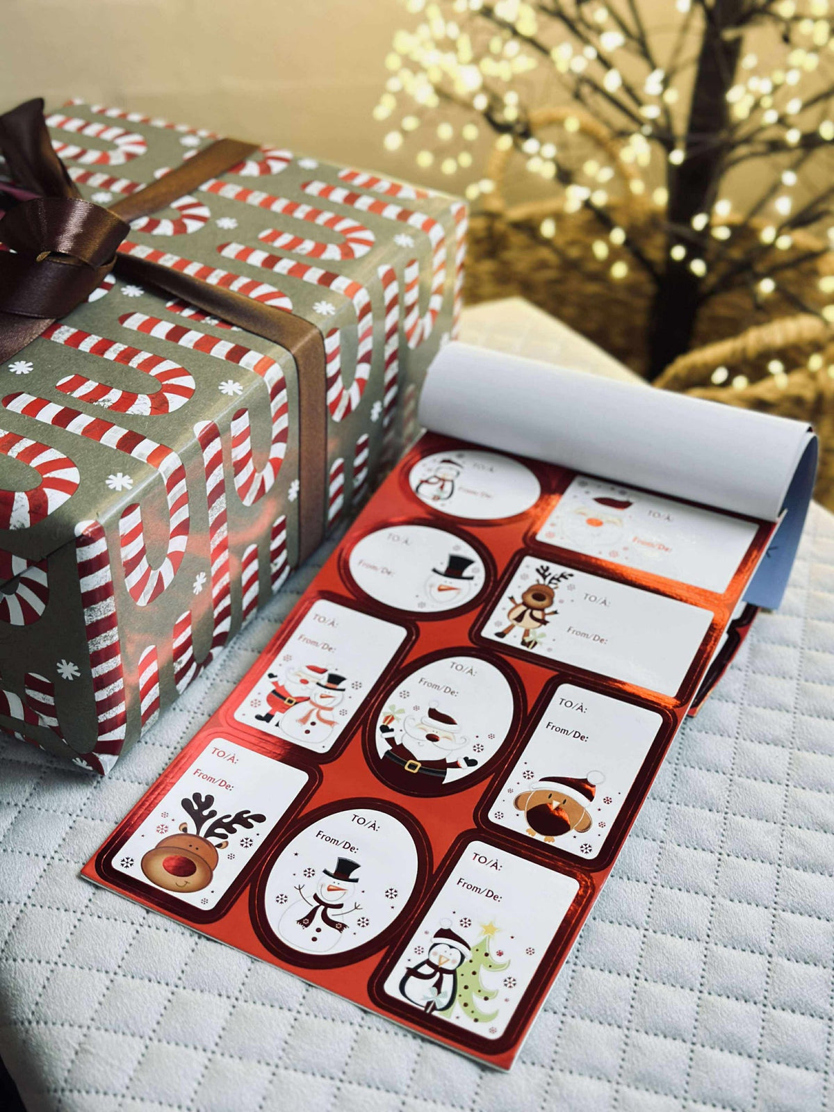 Étiquettes cadeau MIX