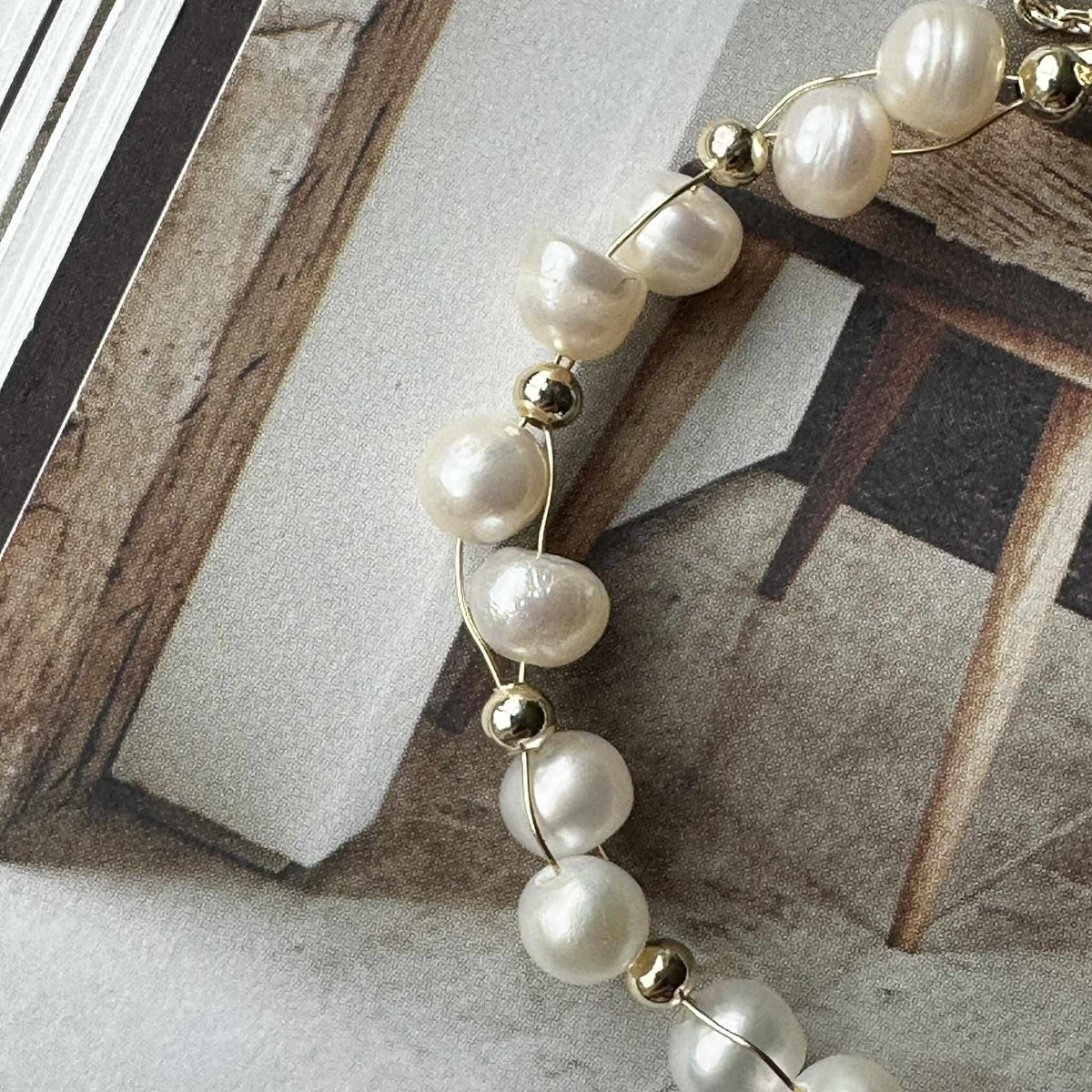 Bracelet Miko - avec de véritables perles d’eau douce